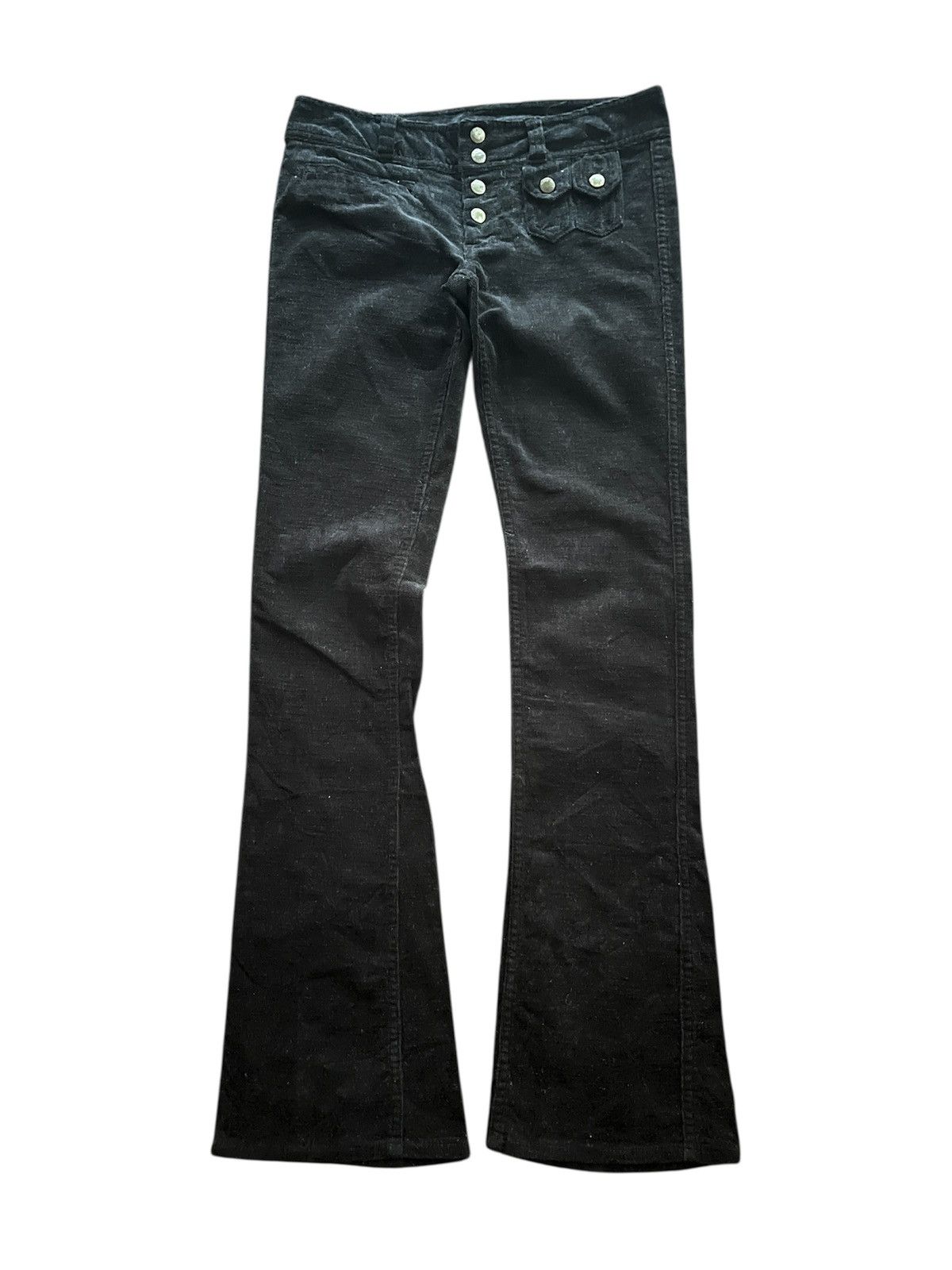 Hysteric Glamour Hysteric Glamour Super Flare Black Corduroy Size US 29 - 1 Thumbnail