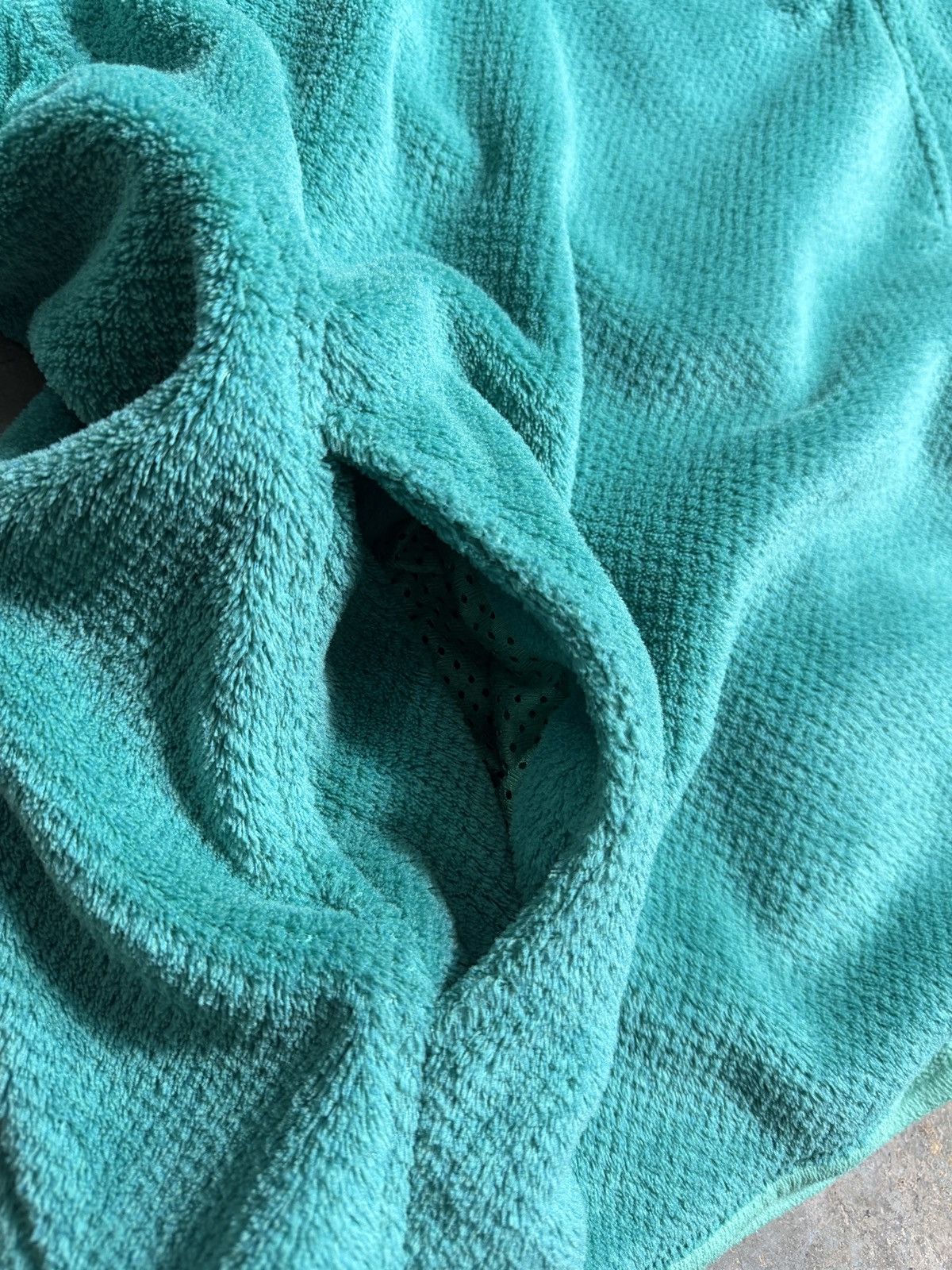 Patagonia Teal Patagonia Women’s Fleece Half Button Pullover Jacket Size XL / US 12-14 / IT 48-50 - 3 Thumbnail