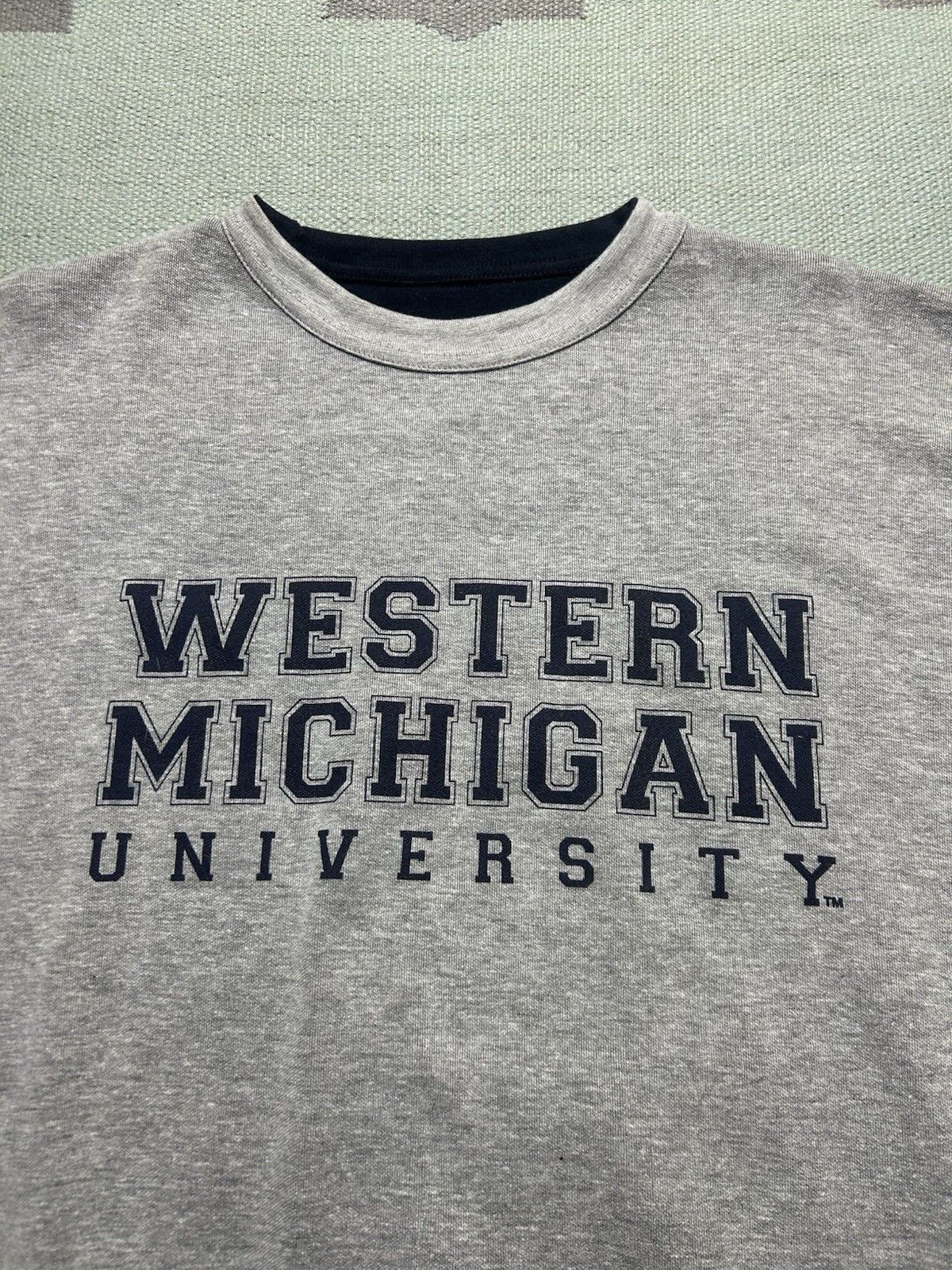 Vintage Vtg crewneck sweatshirt western Michigan reversible NWT M Size US M / EU 48-50 / 2 - 2 Thumbnail