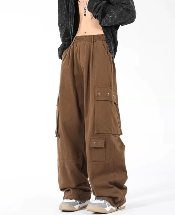 Japanese Brand × Vintage Maillard American wide-leg street casual cargo trousers Size US 32 / EU 48 - 3 Thumbnail