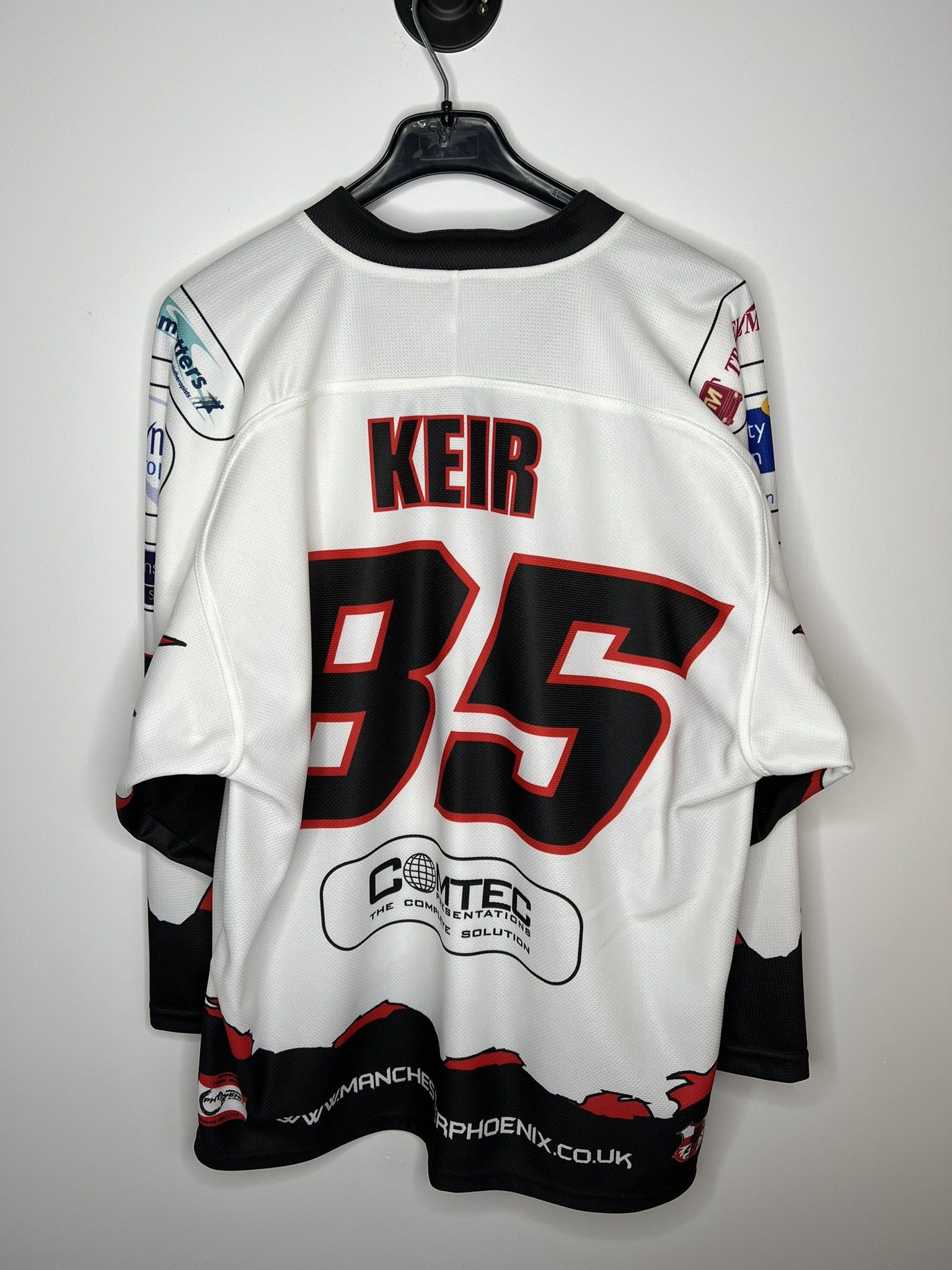 NHL KEIR #85 MANCHESTER PHOENIX ICE HOCKEY JERSEY SHIRT RHINO Size US XXL / EU 58 / 5 - 2 Thumbnail