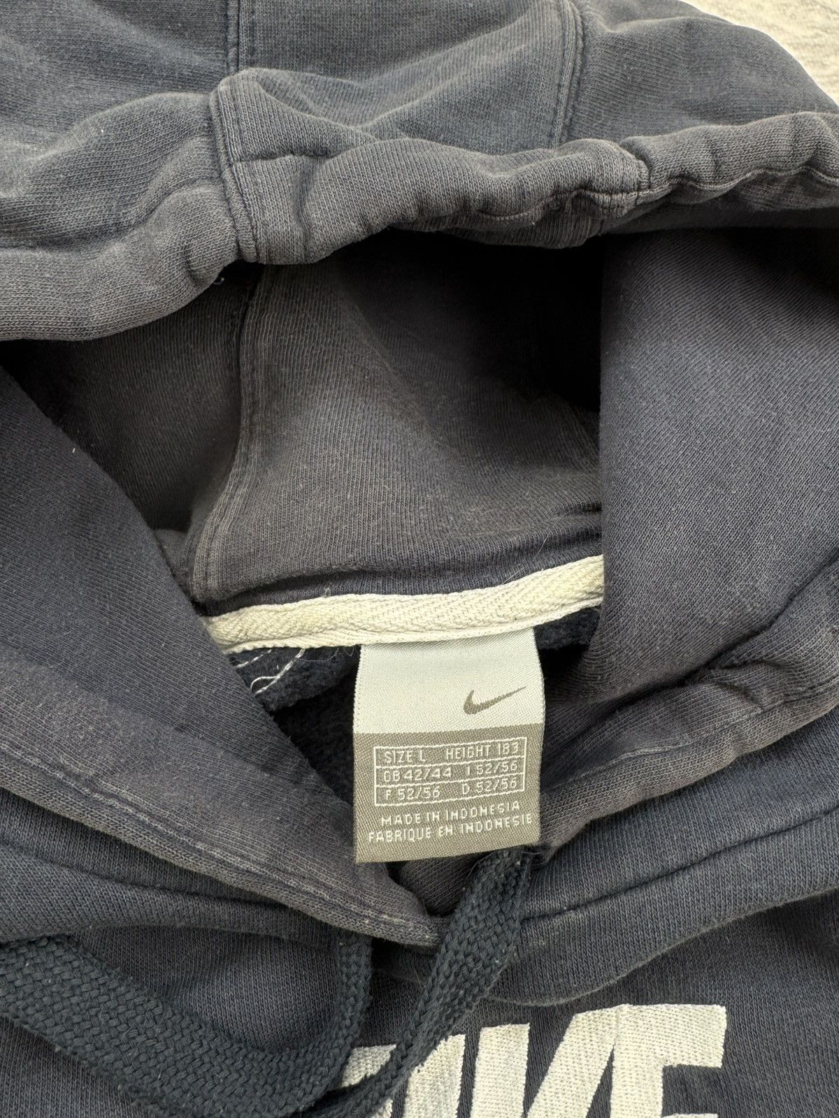 Nike × Vintage NIKE VINTAGE CENTER LOGO OVERSIZE BOXY HOODIE Size US L / EU 52-54 / 3 - 6 Thumbnail