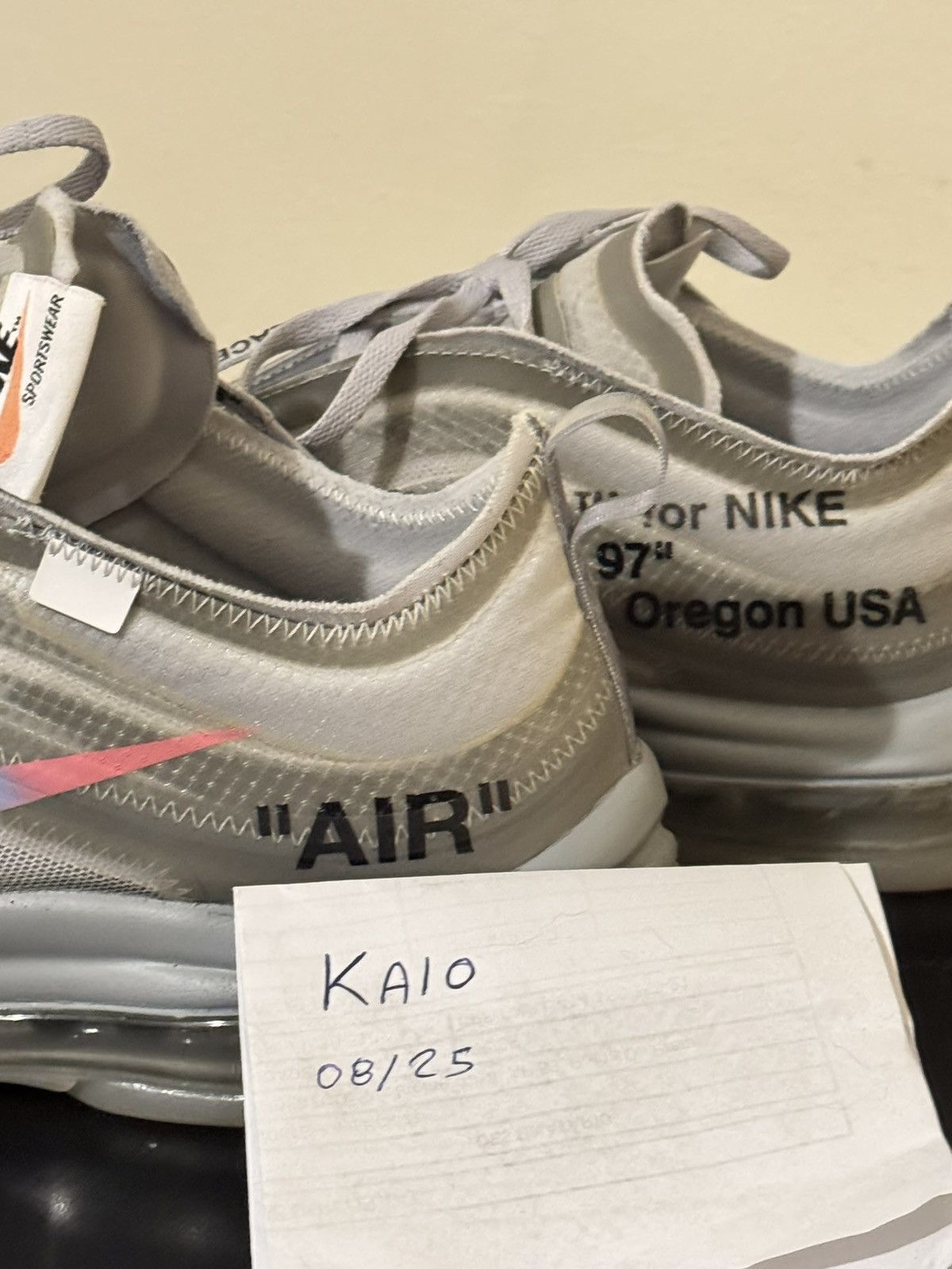 Nike × Off-White Nike X Off-white Air Max 97 Menta Size US 10 / EU 43 - 8 Thumbnail
