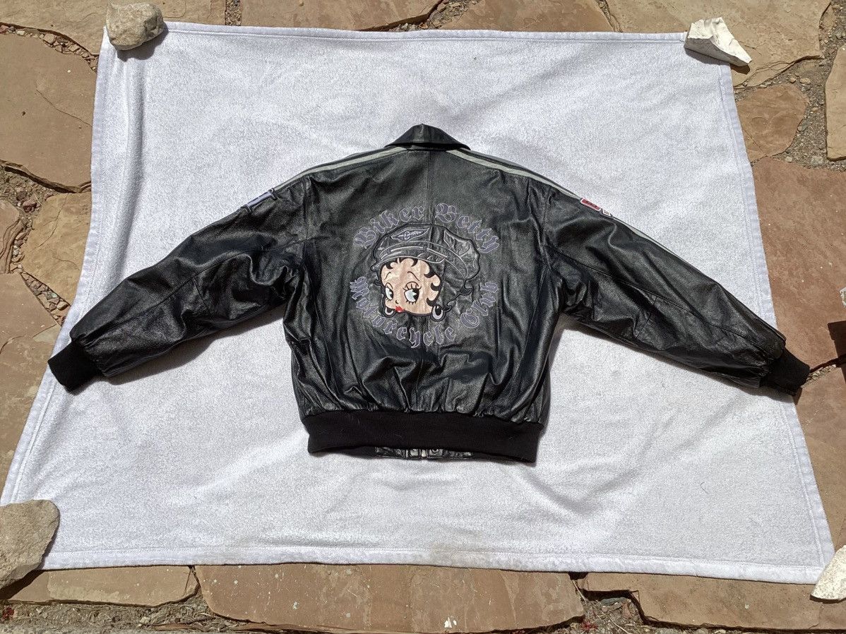 Other Vtg 90s Betty Boop American tunes biker Betty leather jacket Size M / US 6-8 / IT 42-44 - 3 Thumbnail