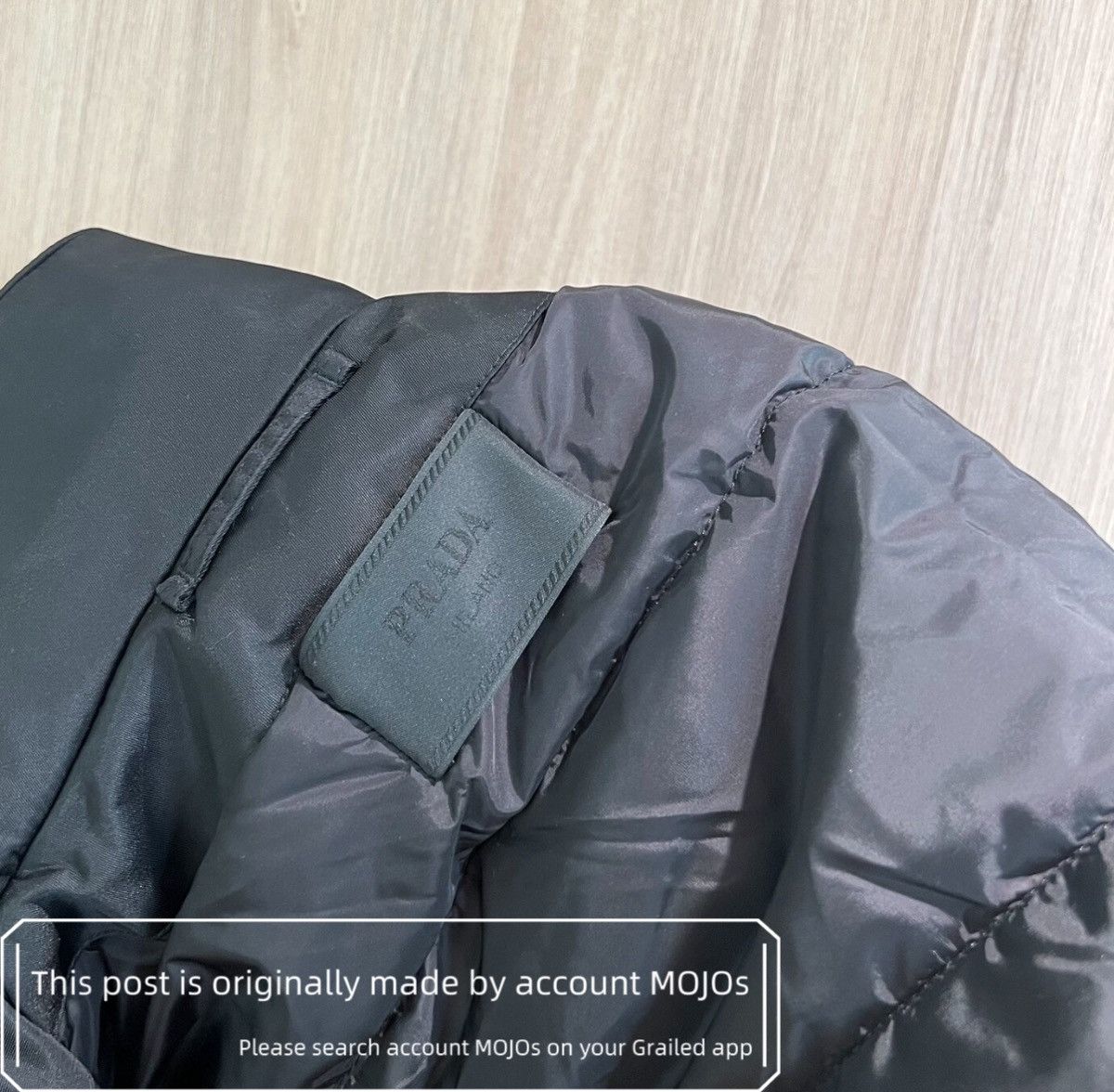 Prada Sz 46 Prada Stand Collar Padded Wind Jacket mojos1529 Size US S / EU 44-46 / 1 - 4 Thumbnail