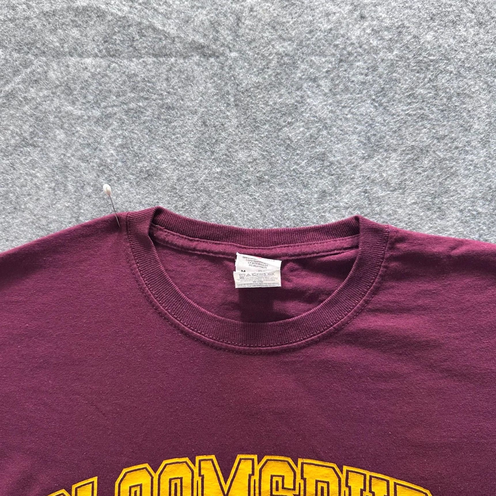 Jerzees JERZEES Shirt Mens M Red BLOOMSBURG UNIVERSITY Graphic Tee Crewneck Long Sleeve Size US M / EU 48-50 / 2 - 4 Thumbnail