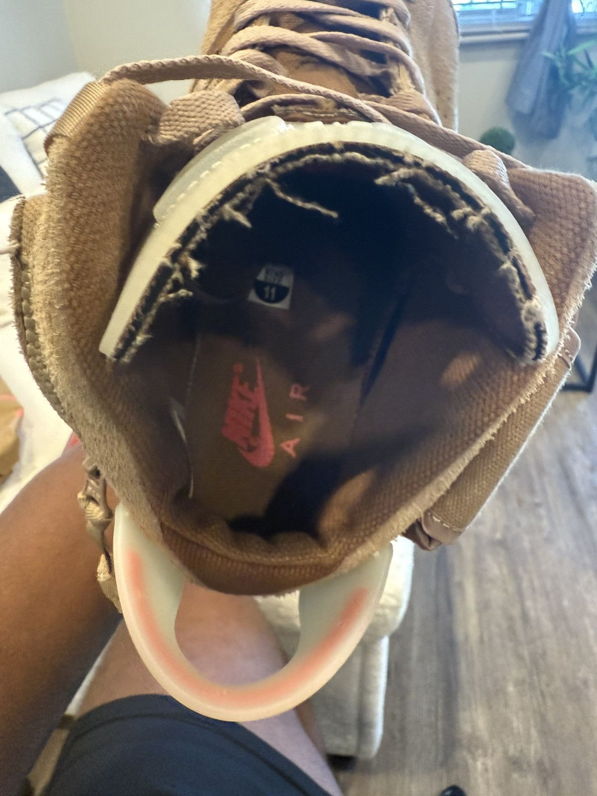 Jordan Brand × Travis Scott Travis Scott x Air Jordan 6 Retro ‘British Khaki’ Size US 11 / EU 44 - 6 Thumbnail