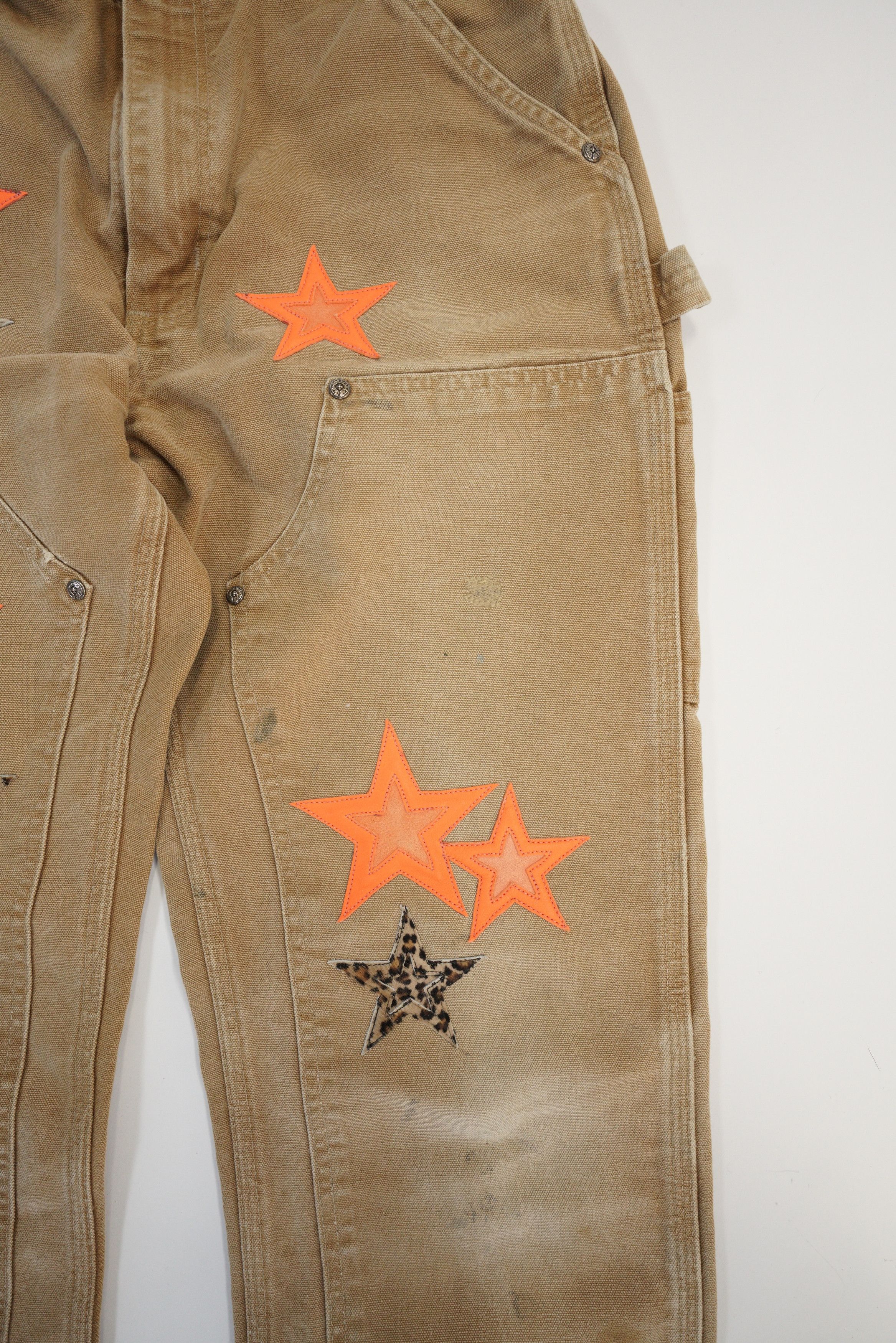 Chrome Hearts Chrome Hearts Las Vegas Orange Cheetah Star Carpenter Pants Size US 28 / EU 44 - 5 Thumbnail