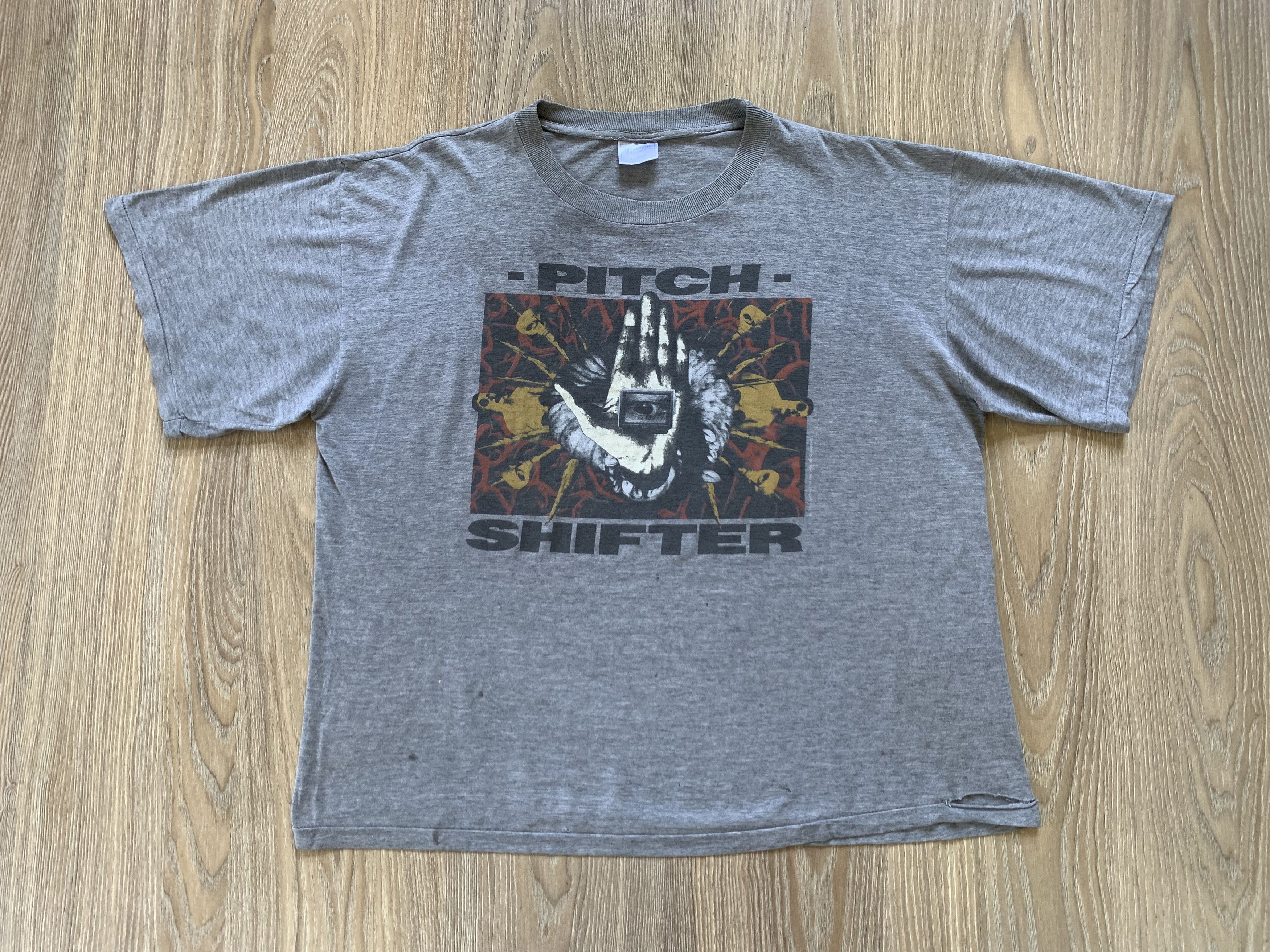 Band Tees × Vintage Pitch Shifter A Step Back To The Days Of Book Burning Size US XL / EU 56 / 4 - 2 Thumbnail