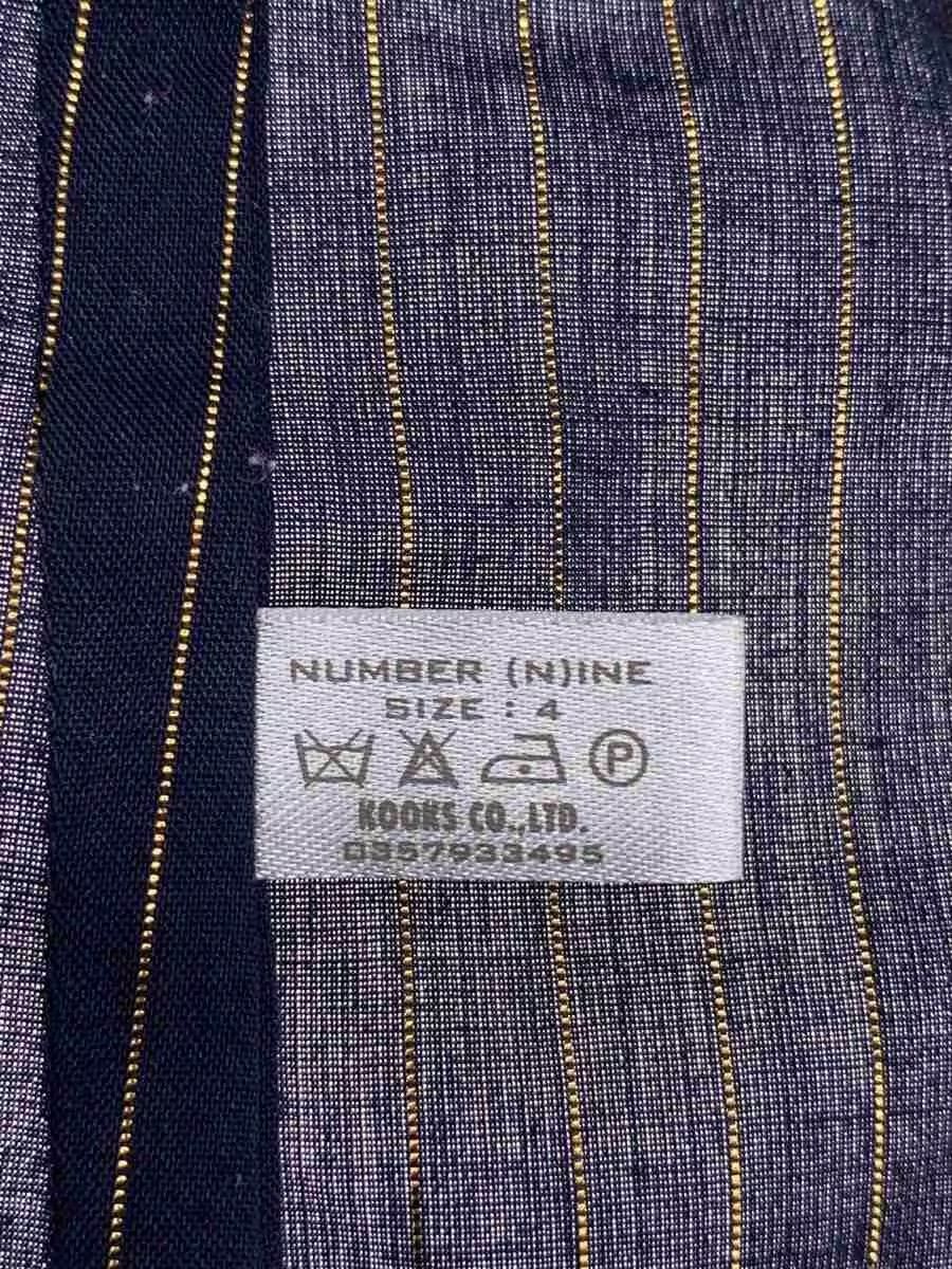 Number (N)ine Striped Quarter Sleeve Button Shirt Size US XL / EU 56 / 4 - 5 Thumbnail