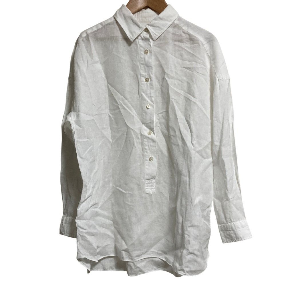 Other Other Finamore Linen Pullover Long Sleeve Shirt Textile Tops DUTY FREE for USA Size ONE SIZE - 1 Thumbnail