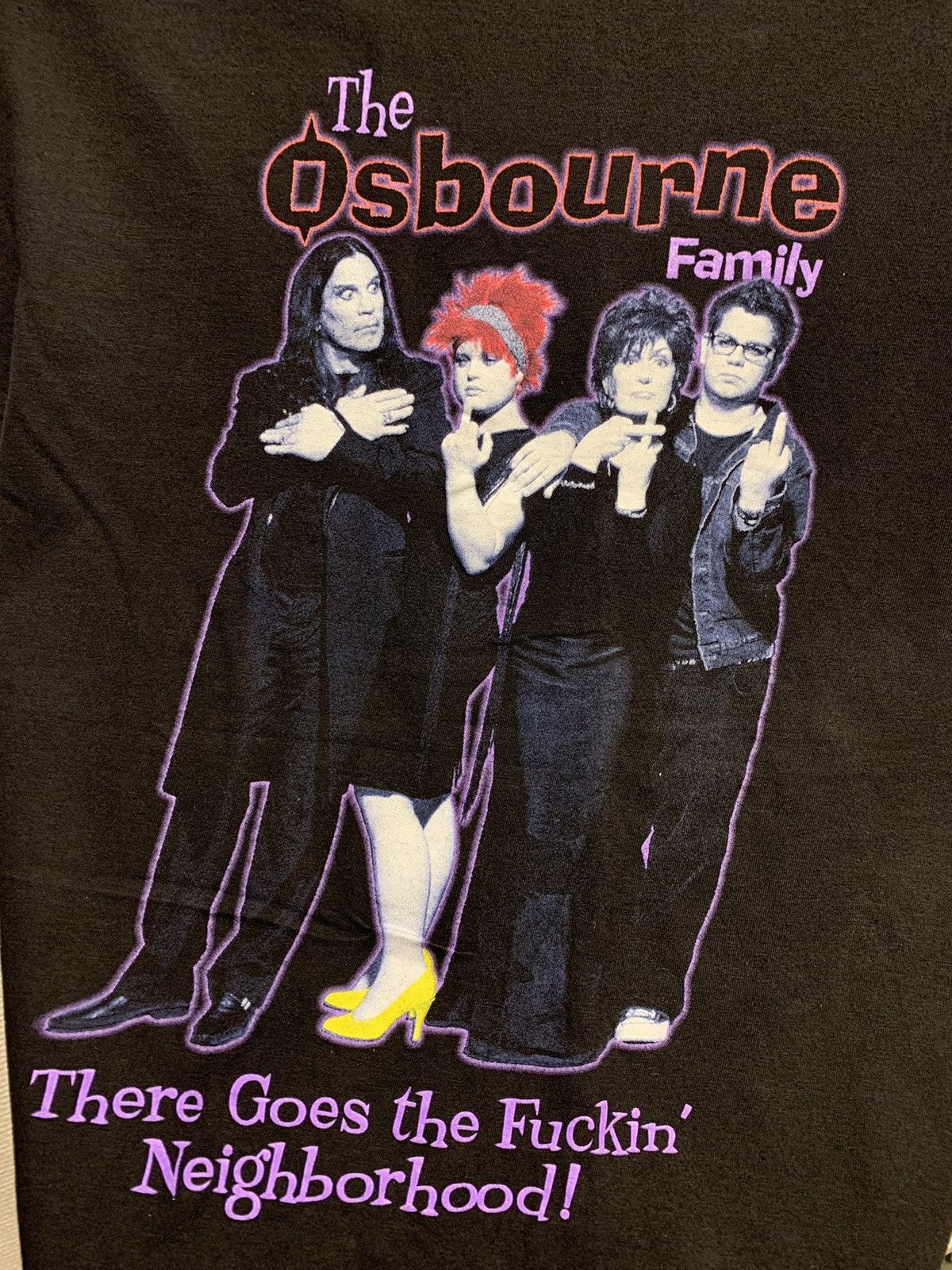 The osbourne family vintage ozzy osbourne Xl 1990th 90th
