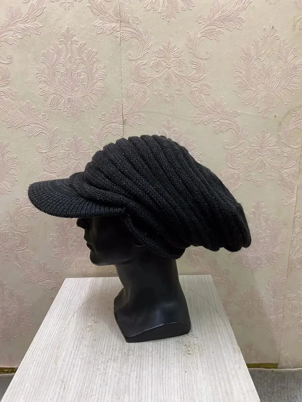 Japanese Brand Japanese Brand Rare Design Visor Turban Style Beanie Hat Size ONE SIZE - 2 Thumbnail