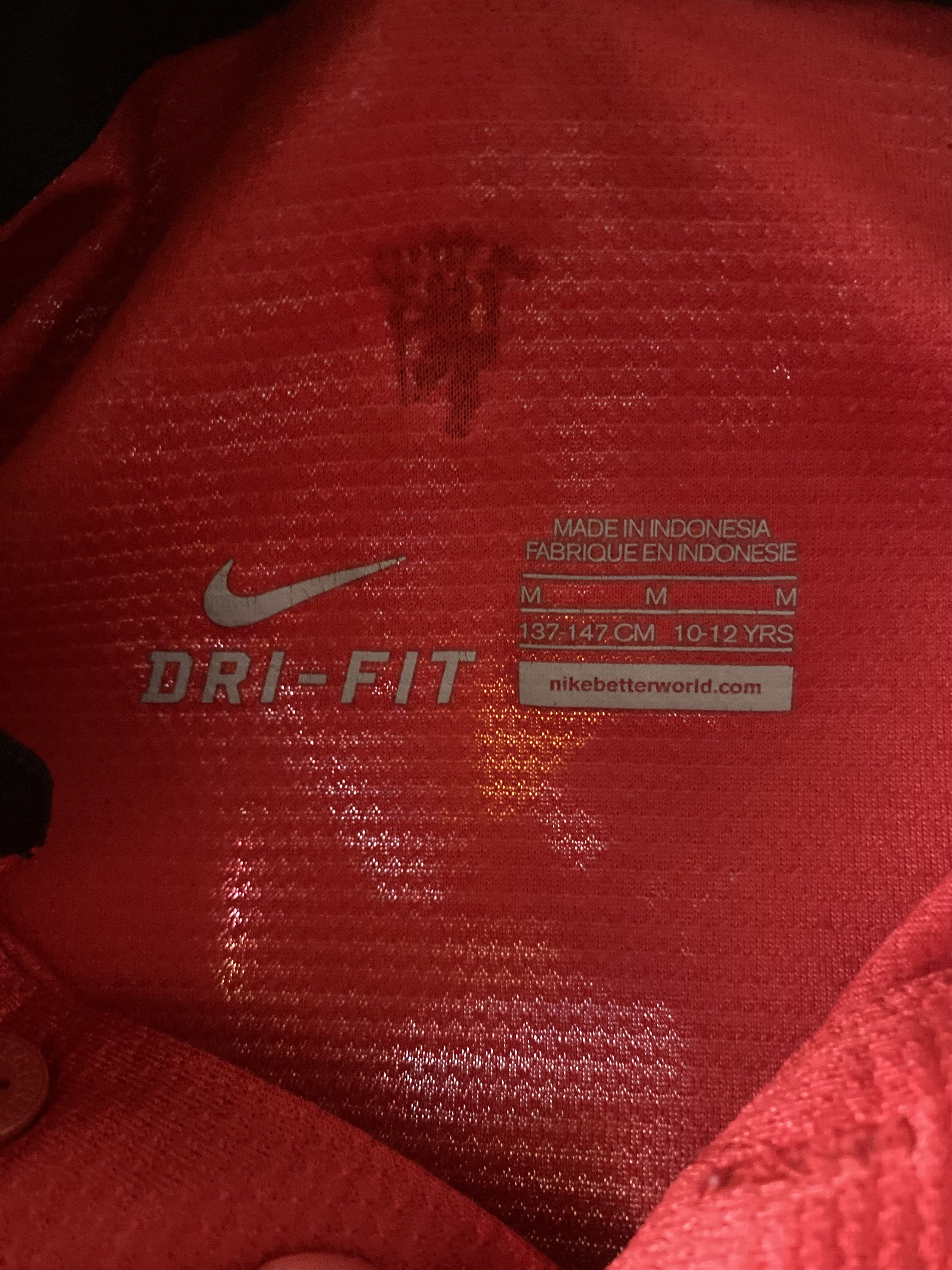 Nike MANCHESTER UNITED F.C. 2012 - Nike - kids 137 - 147 - UNIQUE Size US XXS / EU 40 - 9 Thumbnail