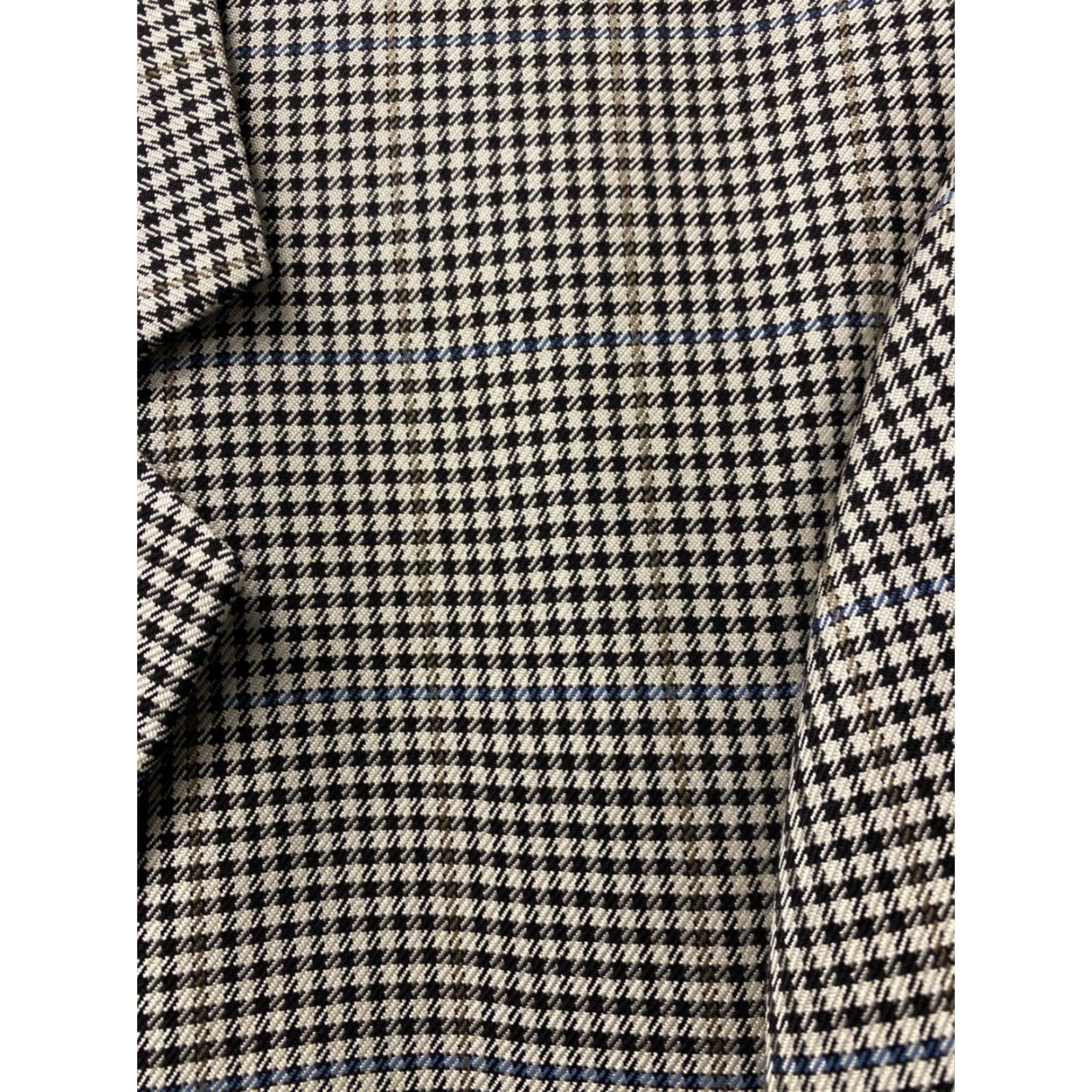 Roundtree & Yorke Roundtree & Yorke Men's Sport Coat Blazer 42R Multicolor Houndstooth Plaid Wool-Silk Tweed Size 42R - 6 Thumbnail