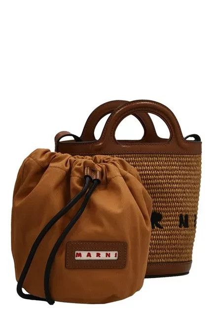 Marni MARNI Tropicalia Mini Rawsienna Raffia-Effect T.H. Bag Size ONE SIZE - 3 Thumbnail