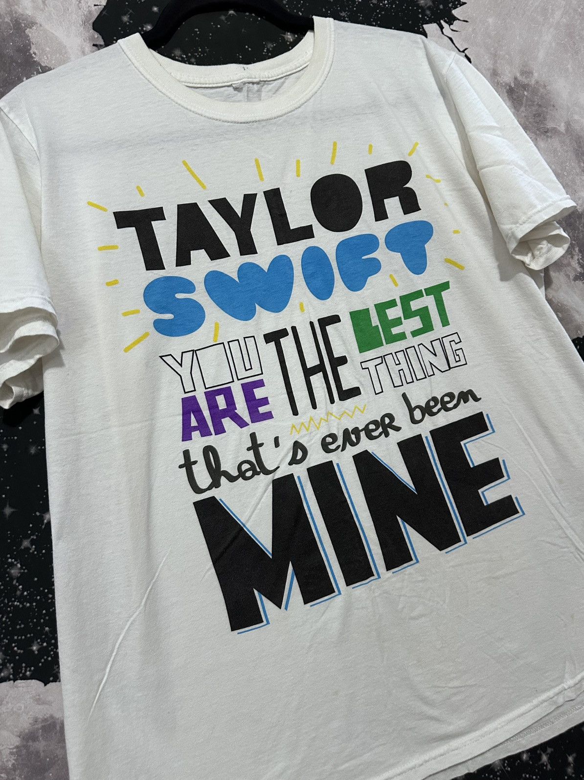 Other Taylor Swift Mine Song Lyrics Shirt Size US L / EU 52-54 / 3 - 3 Thumbnail