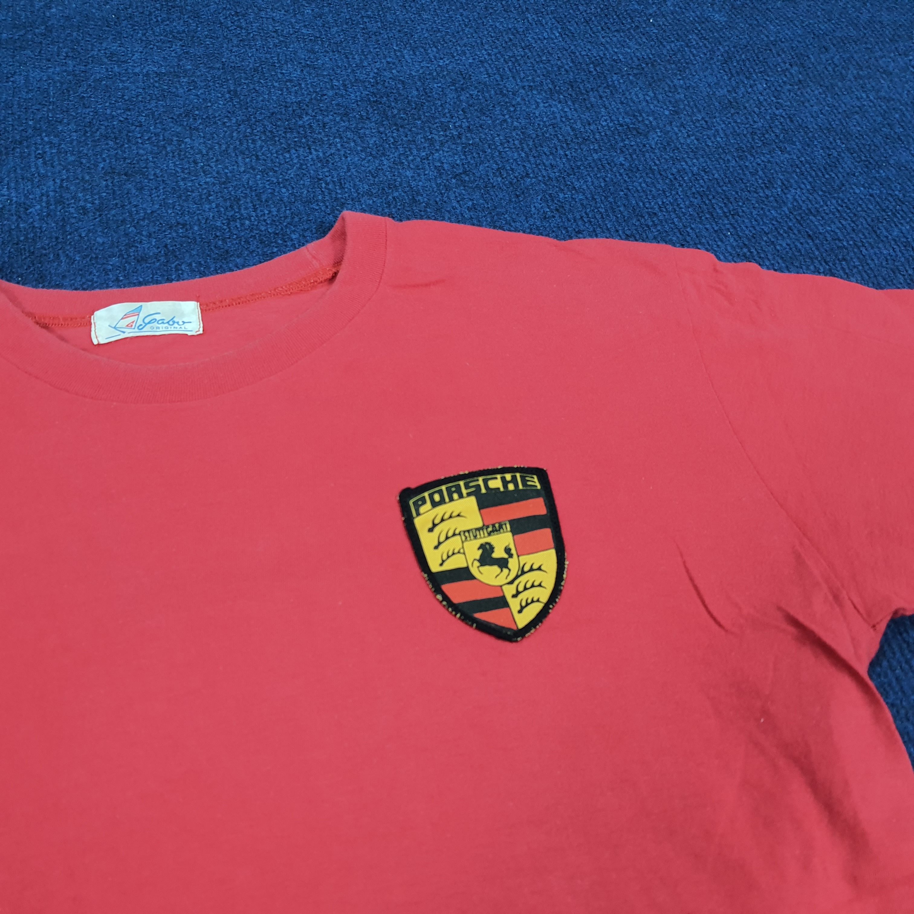 Porsche Design × Vintage Vintage Porche Motorsports Racing Pit Big Logo Tshirt Size US M / EU 48-50 / 2 - 4 Thumbnail