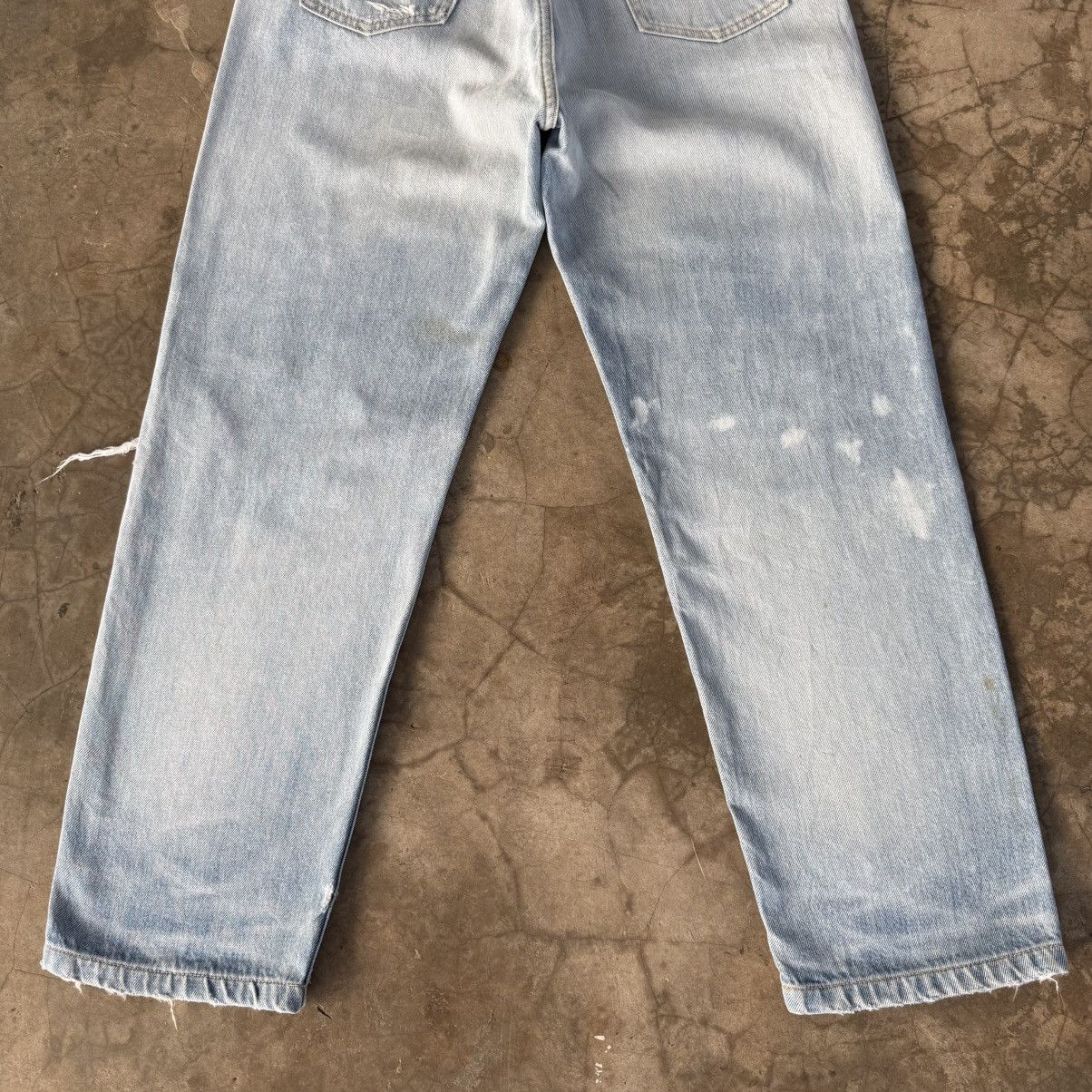 Japanese Brand W30x26.5 Vintage RNA INC ButtonFly Distressed Denim Jean Size US 30 / EU 46 - 12 Thumbnail