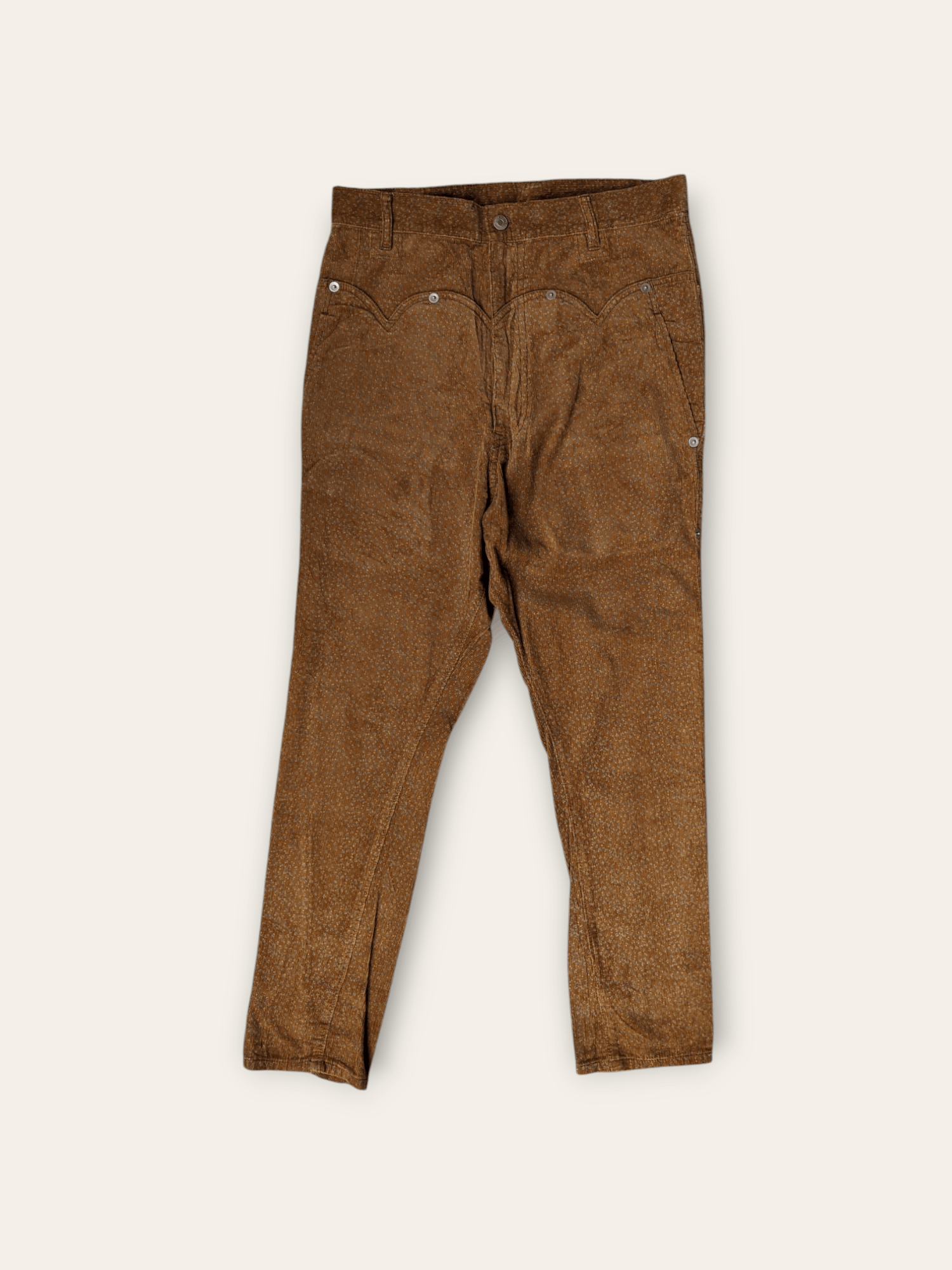 Issey Miyake Rare Issey Miyake Merci beaucoup Drop Crotch Corduroy Pants Size US 32 / EU 48 - 1 Thumbnail