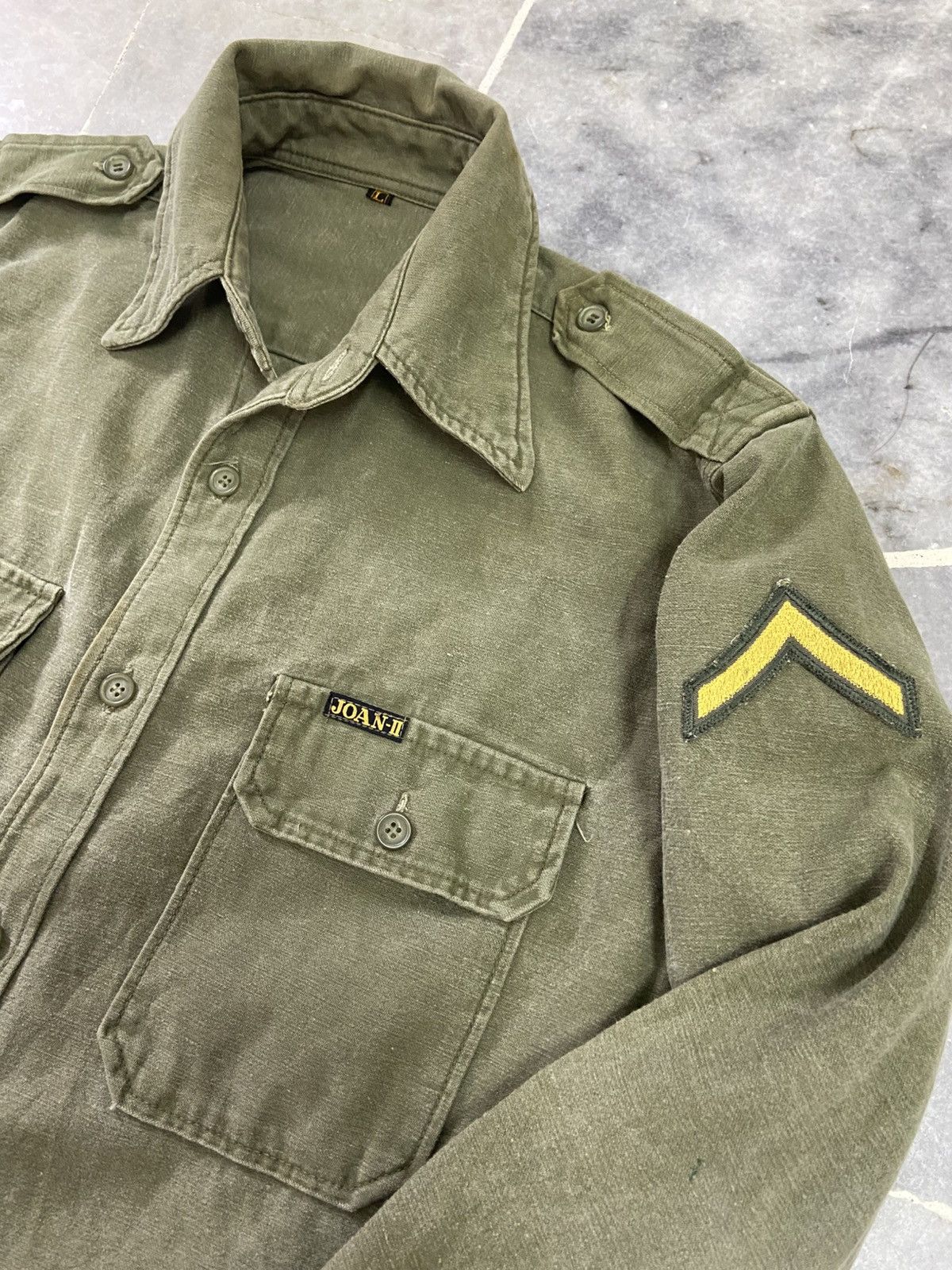 Vintage Joan USMC Military Shirt