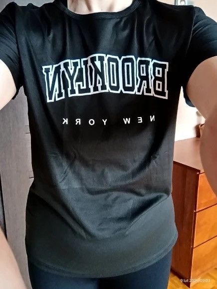 Designer × Other Women Brooklyn Letter Print T Shirt Girl Graphic Streewear Size L / US 10 / IT 46 - 3 Thumbnail