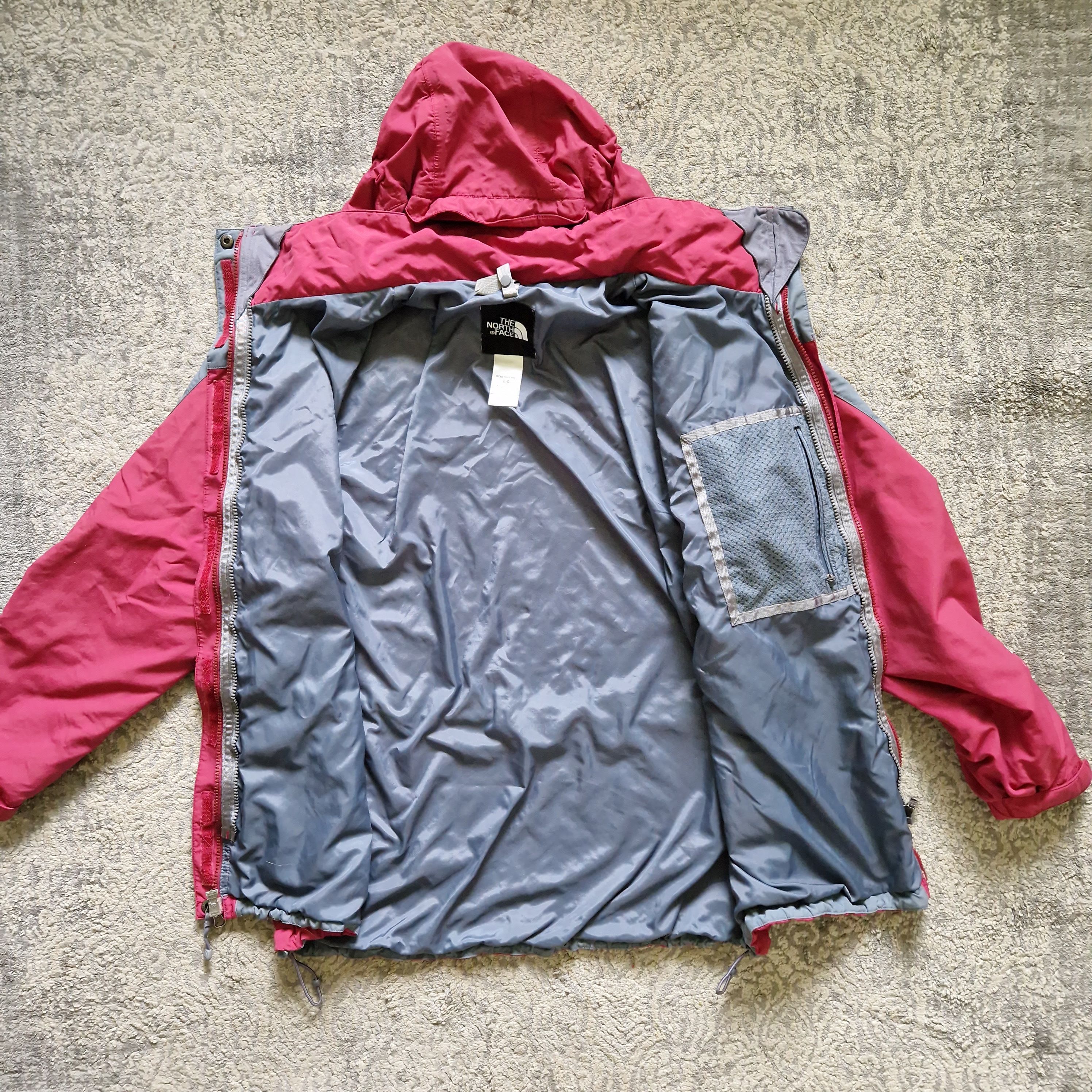 The North Face The North Face HyVent Vintage Jacket - Red & Grey Size L / US 10 / IT 46 - 3 Thumbnail