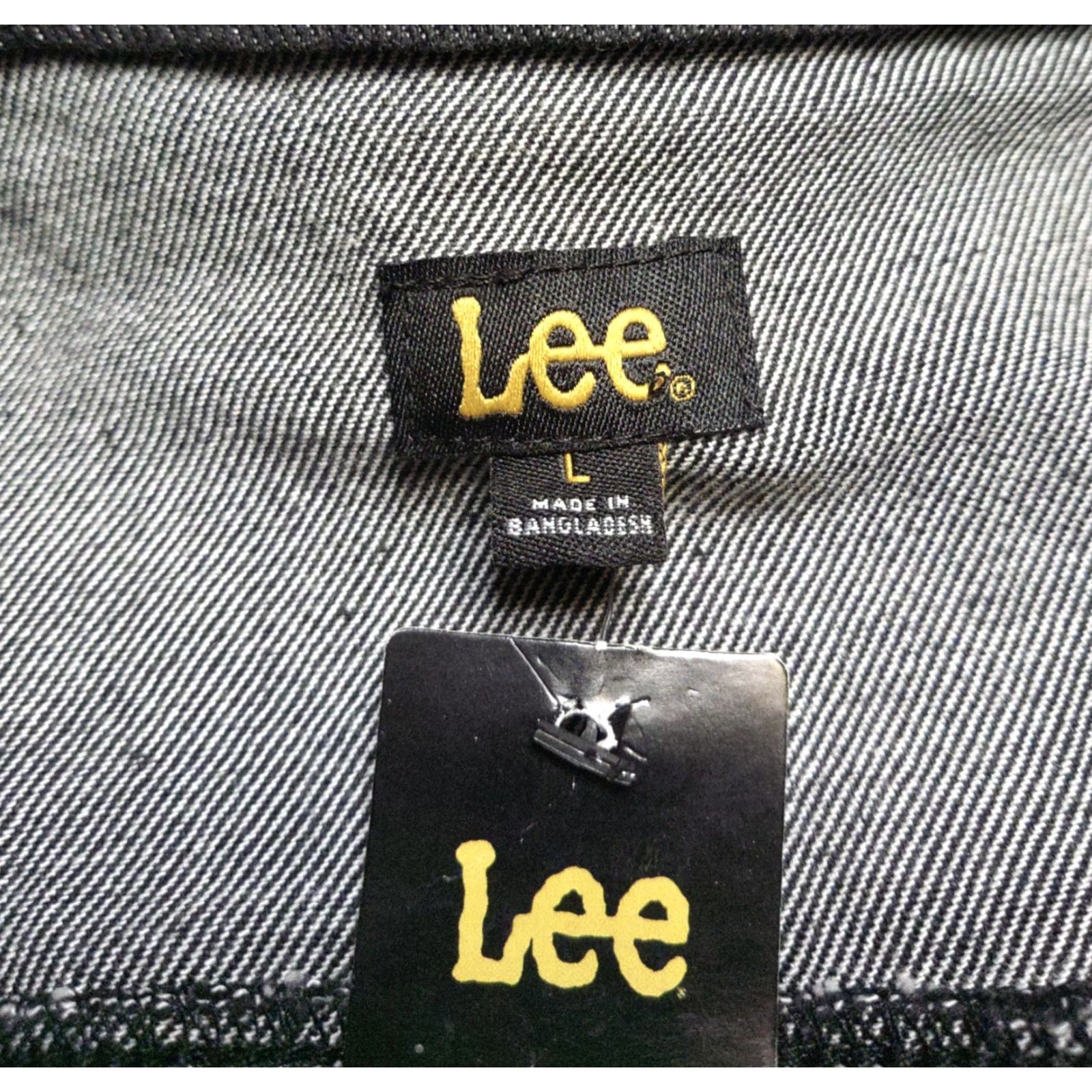 Lee Lee Denim Jacket Black Stretch Regular Fit L Womens Legendary Style Jacket Size L / US 10 / IT 46 - 6 Thumbnail