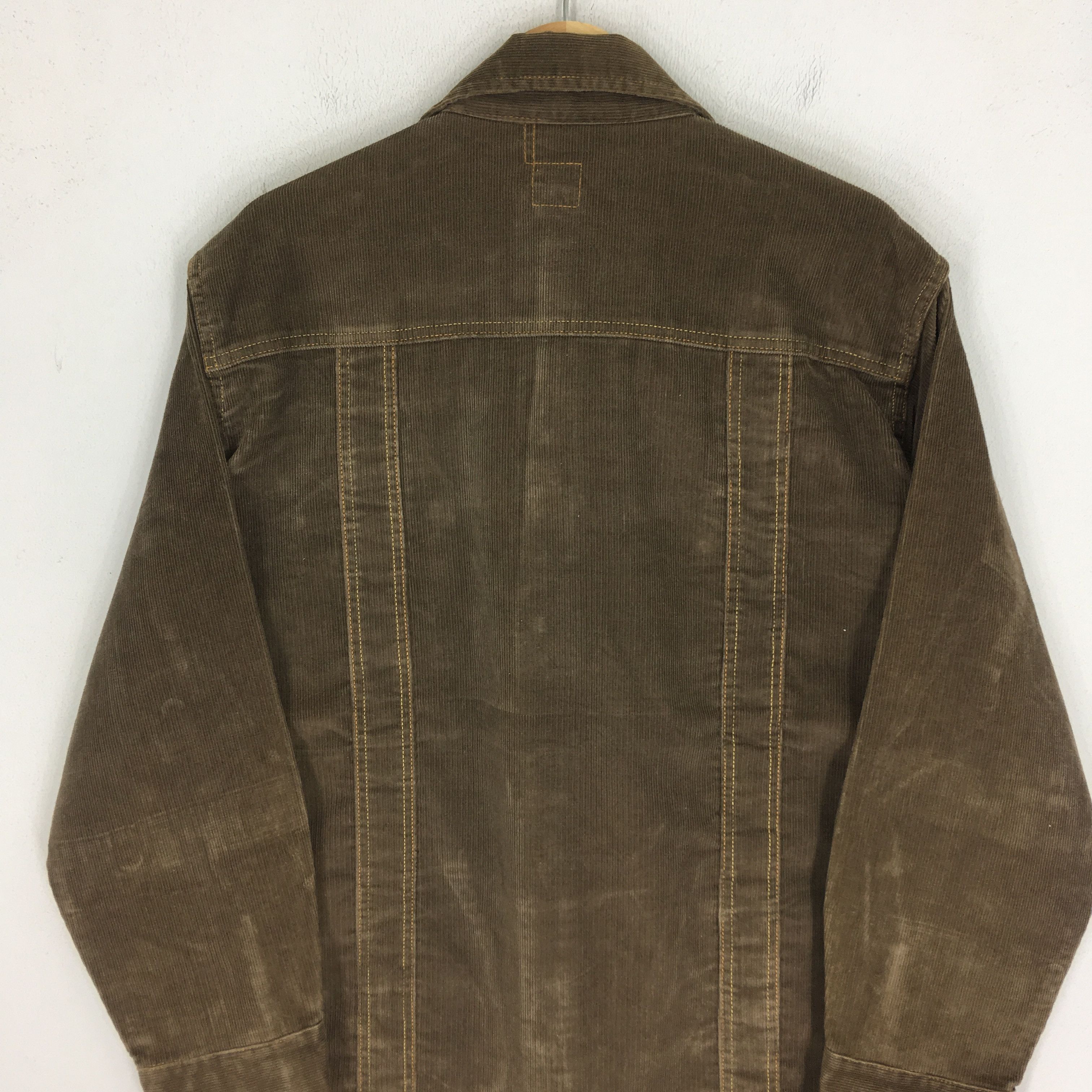 Post Overalls Vintage 90s Post Overall Frenchwork Corduroy Button Jacket Size US M / EU 48-50 / 2 - 4 Thumbnail