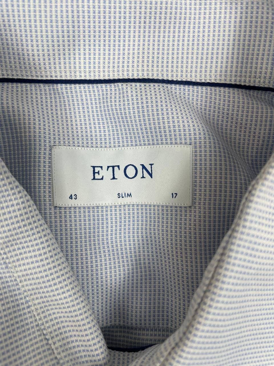 Eton Eton Men Cotton Shirt Button Down Long Sleeve Slim Fit Size US XL / EU 56 / 4 - 4 Thumbnail