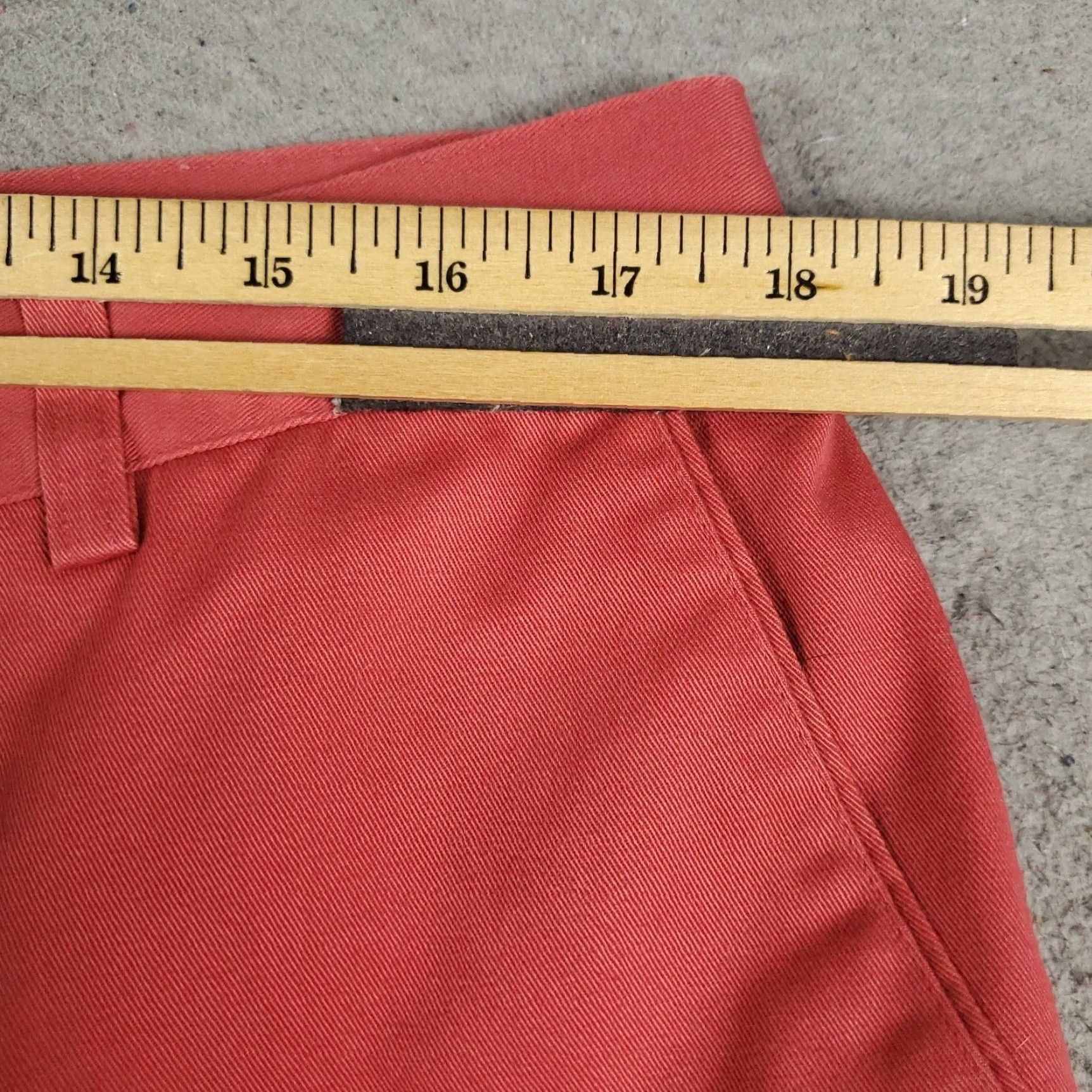 Vintage VINTAGE Greg Norman Mens Shorts Size 36 Red Chino Casual Golf Flat Front Cotton Size US 36 / EU 52 - 4 Thumbnail