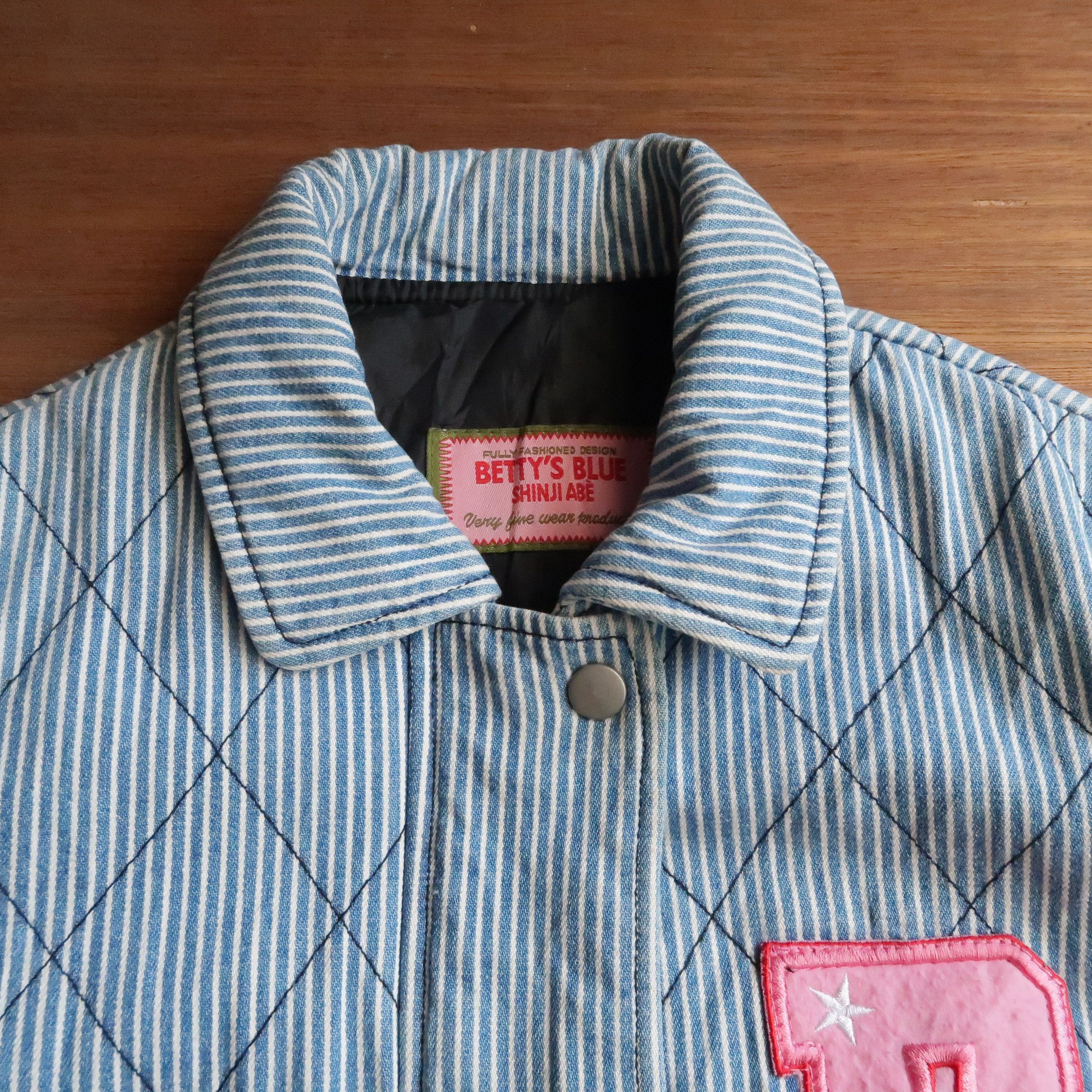 Japanese Brand 1990s Bettys Blue Japan Baseball Wabash Jacket Size US S / EU 44-46 / 1 - 3 Thumbnail