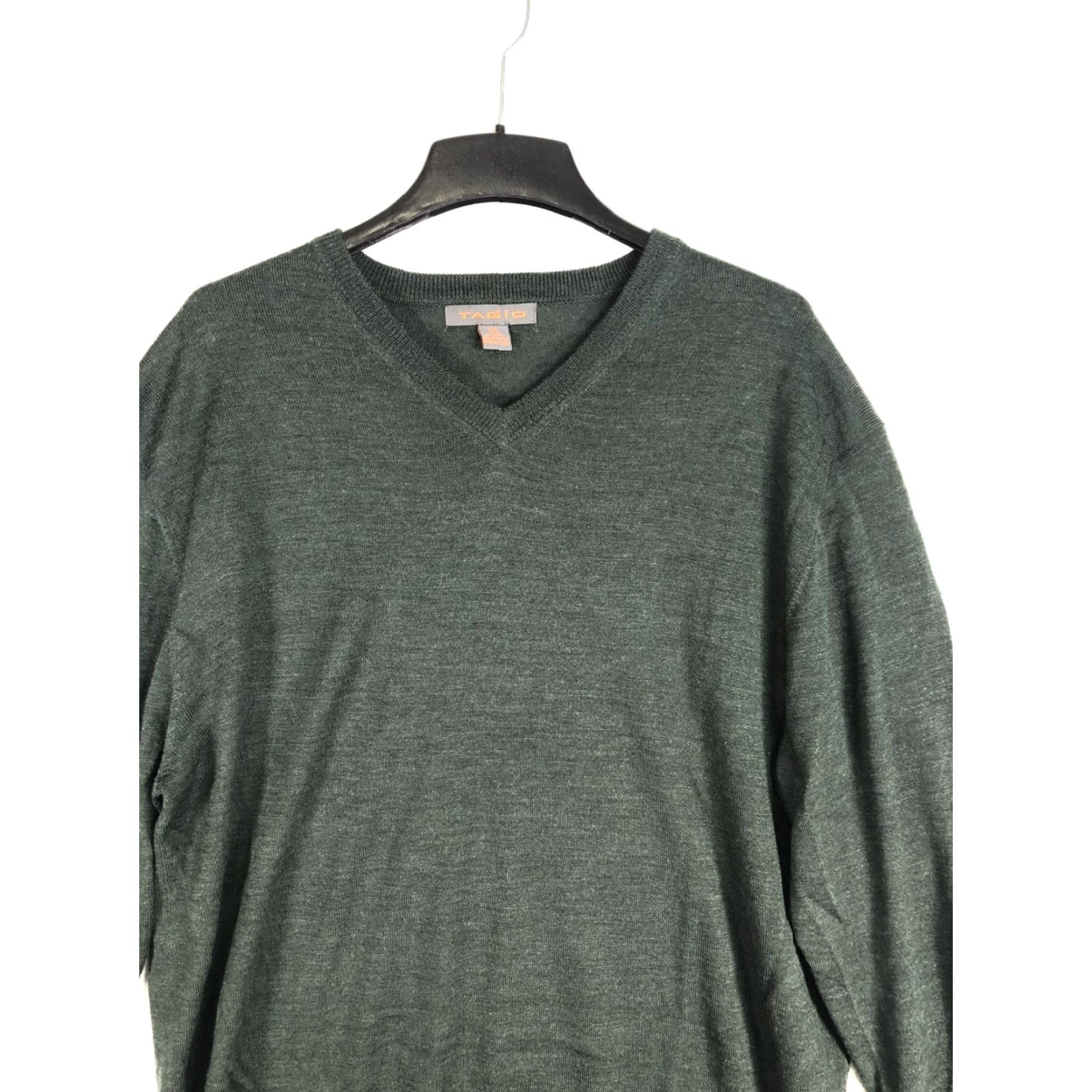 Vintage VINTAGE Tagio V Neck Sweater Mens 2XL Long Sleeve Green Wool Golf Pullover Mens Size US XXL / EU 58 / 5 - 3 Thumbnail