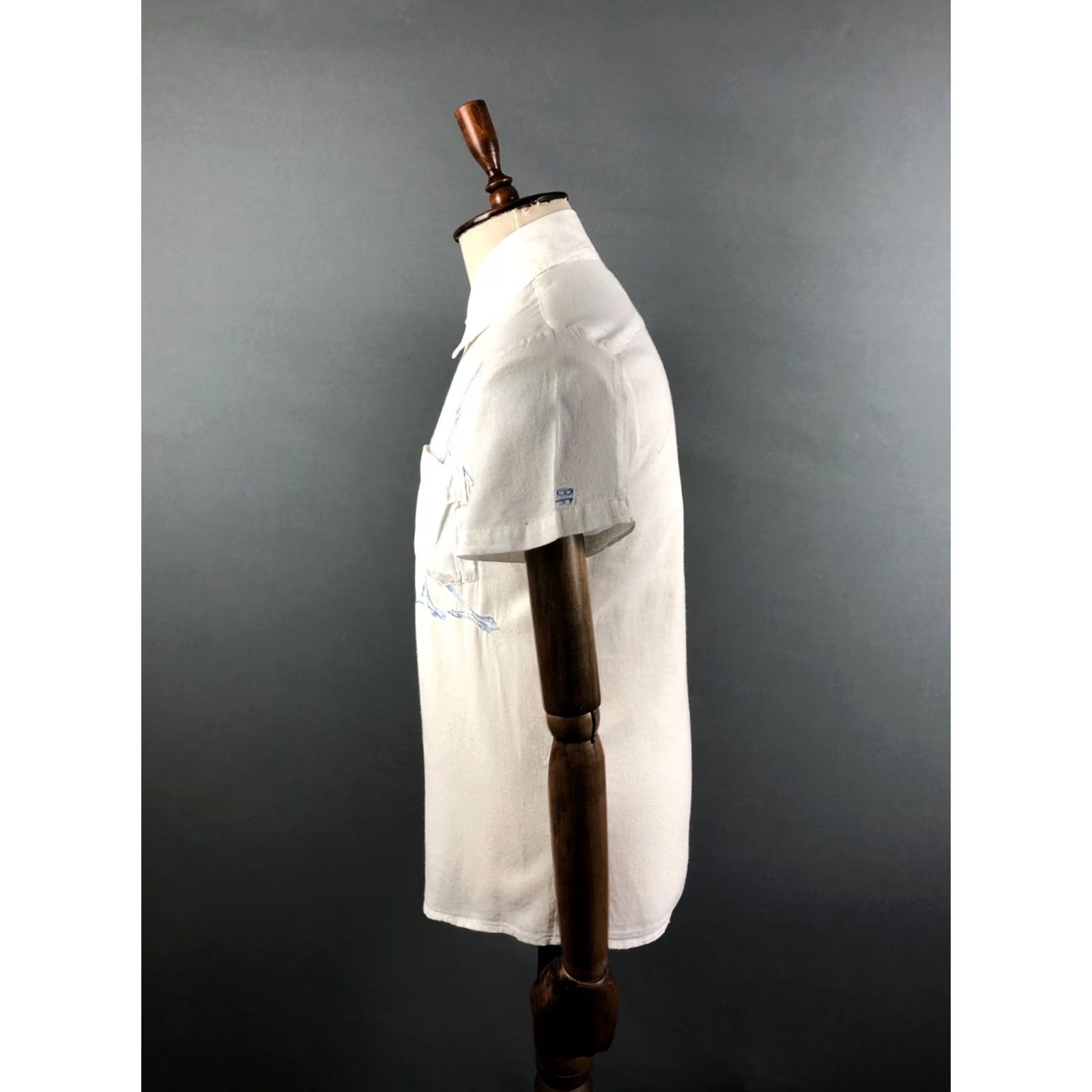 Diesel Diesel Men's Shirt M White Cotton Short Sleeve Button-Up, Casual, Regular Fit, Collared, Left Chest Pocket Size US M / EU 48-50 / 2 - 2 Thumbnail