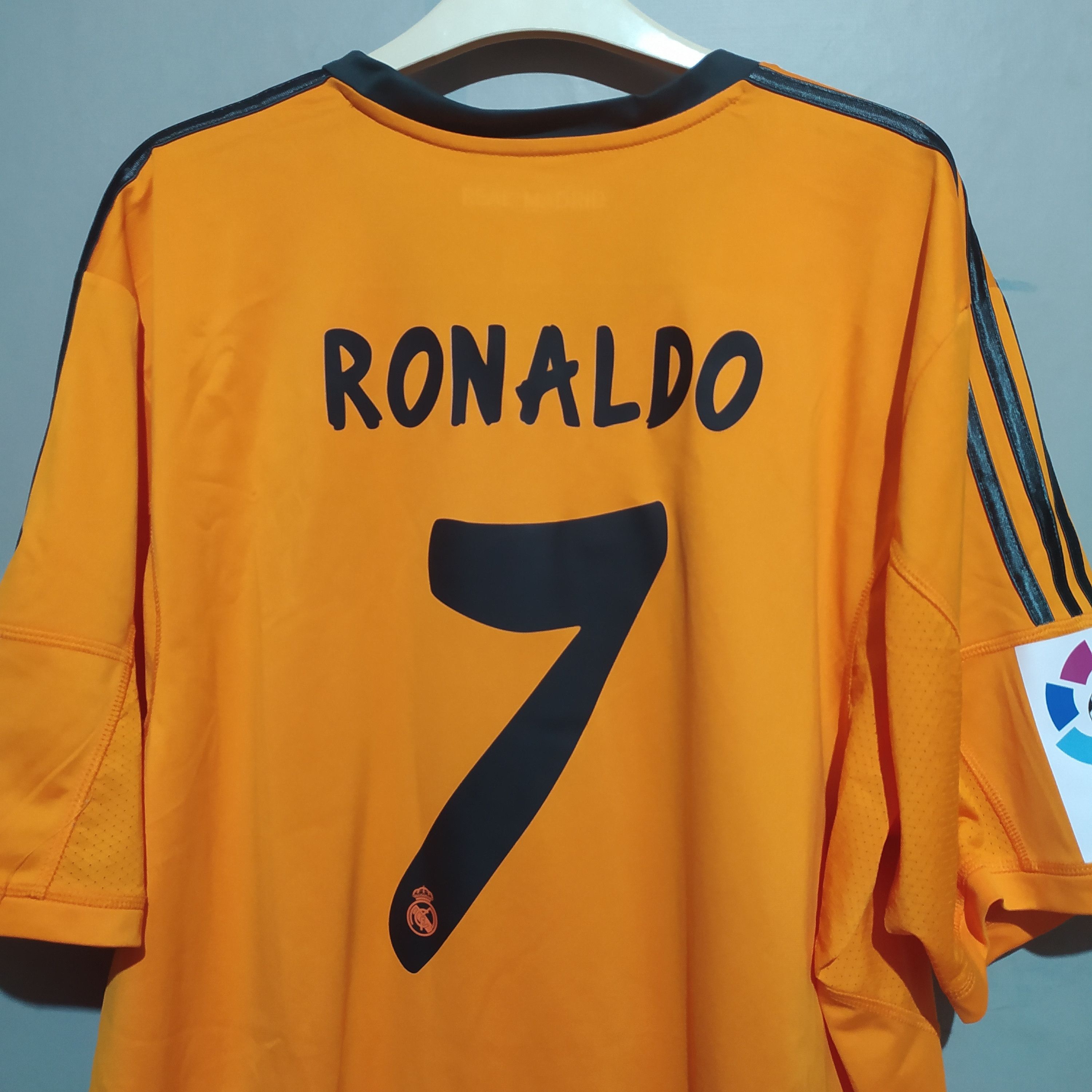 Adidas 🔥Jumbo🔥Adidas x Real Madrid 2013/14 Ronaldo #7 Third Kit Size US XXL / EU 58 / 5 - 8 Thumbnail