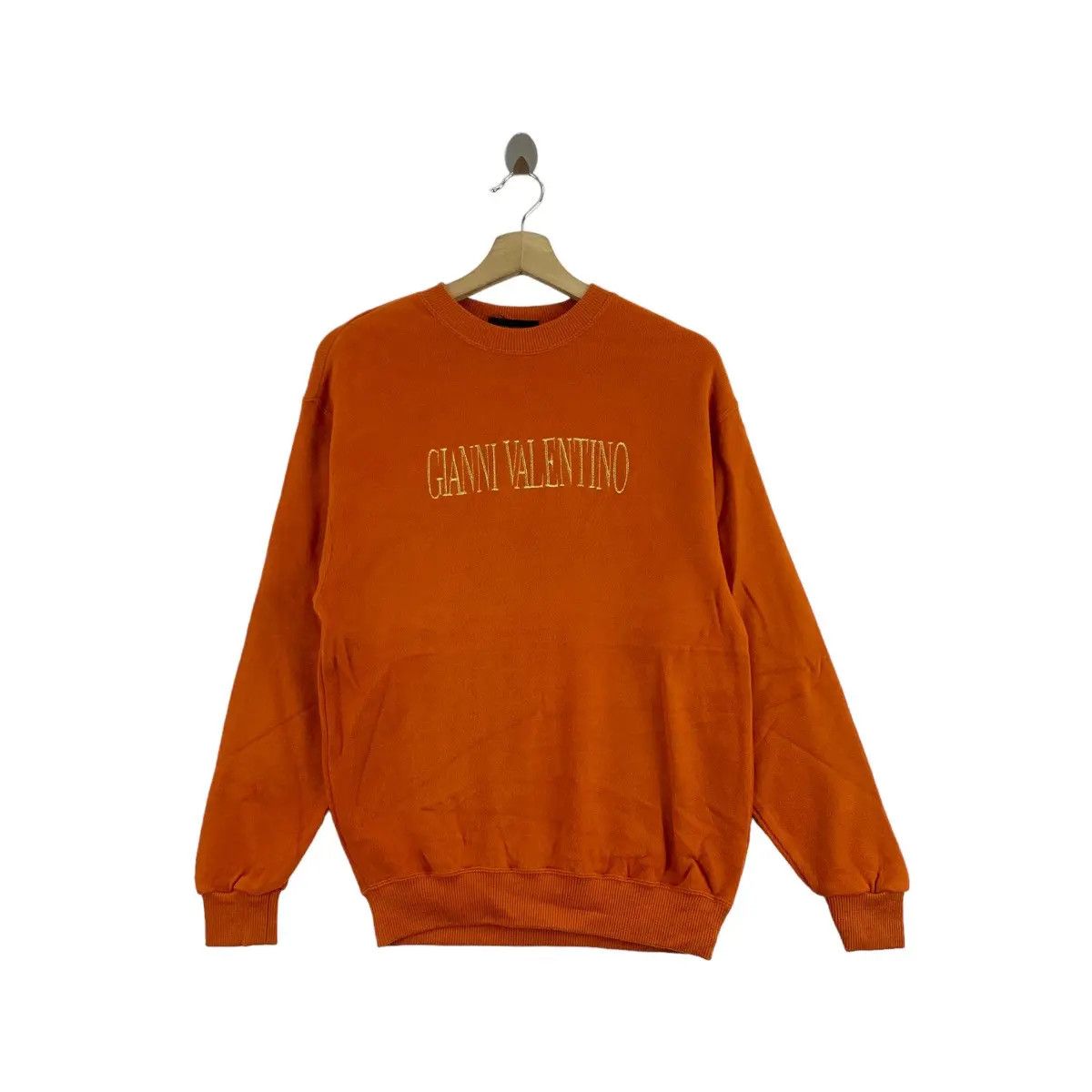 Vintage Vtg GIANNI VALENTINO ITALY Embroidered Sweatshirt Pullover Size M / US 6-8 / IT 42-44 - 1 Thumbnail