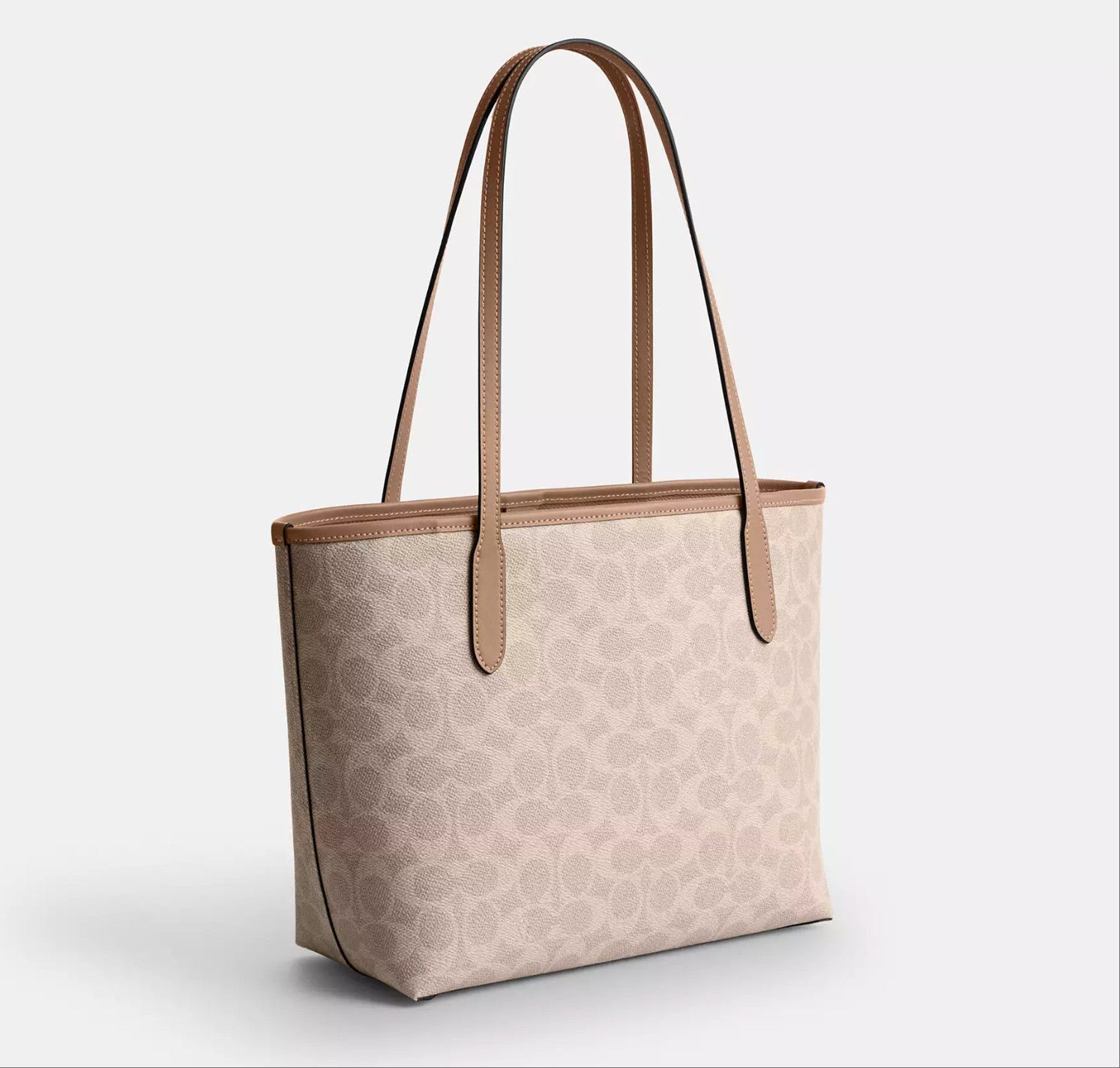 Coach Medium City Tote Bag In Signature Canvas CDX82 Size ONE SIZE - 11 Thumbnail