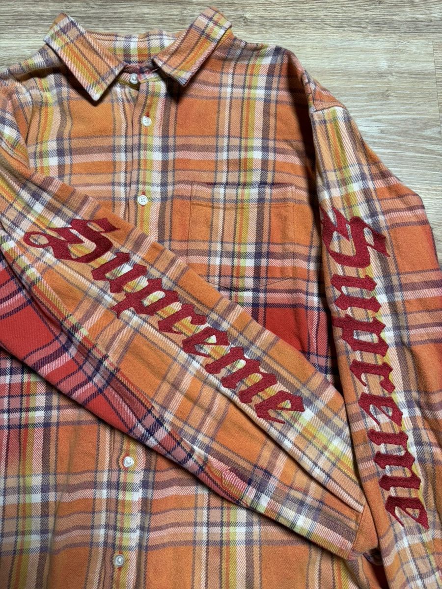 Supreme Supreme shirt orange Size US L / EU 52-54 / 3 - 2 Thumbnail