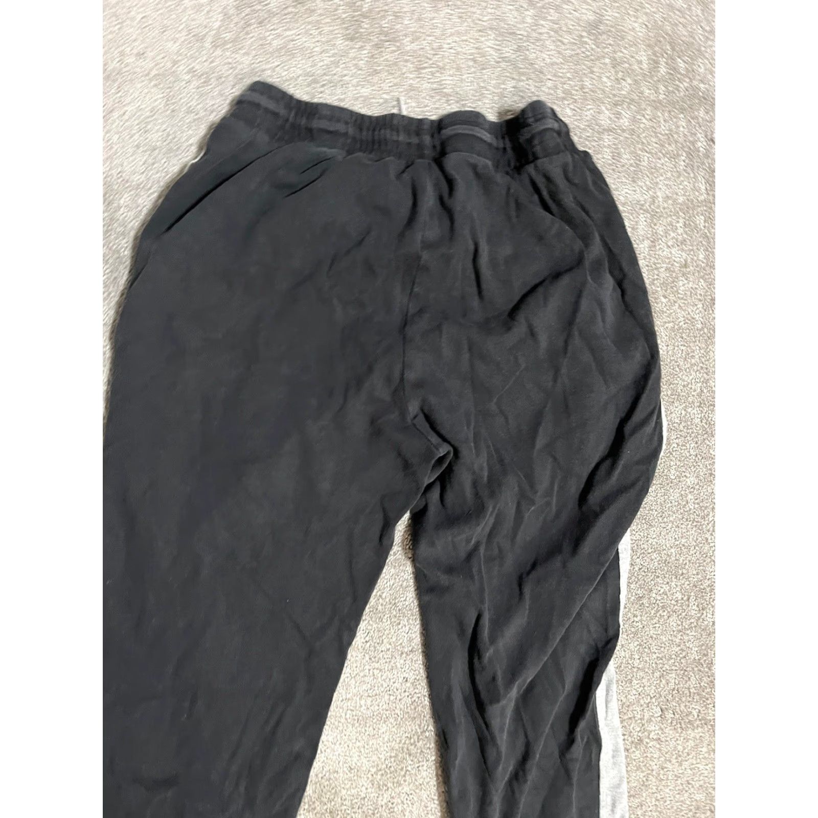 Vintage Feel Good Sweatpants Women L Black Distressed Activewear Size Large Super Soft Modern Fit Size 36" / US 14 / IT 50 - 5 Thumbnail