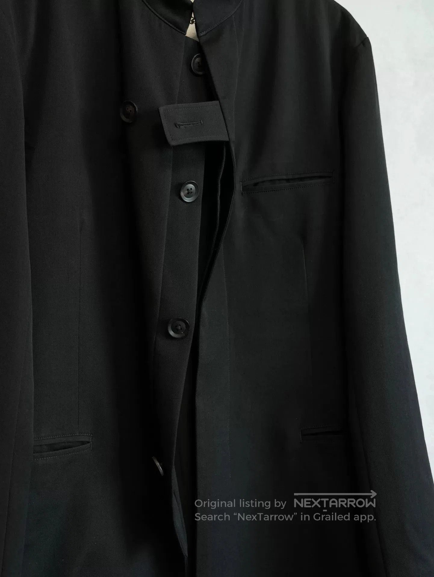 Yohji Yamamoto yohji yamamoto wool jacket with hidden buttons. Size US M / EU 48-50 / 2 - 5 Thumbnail