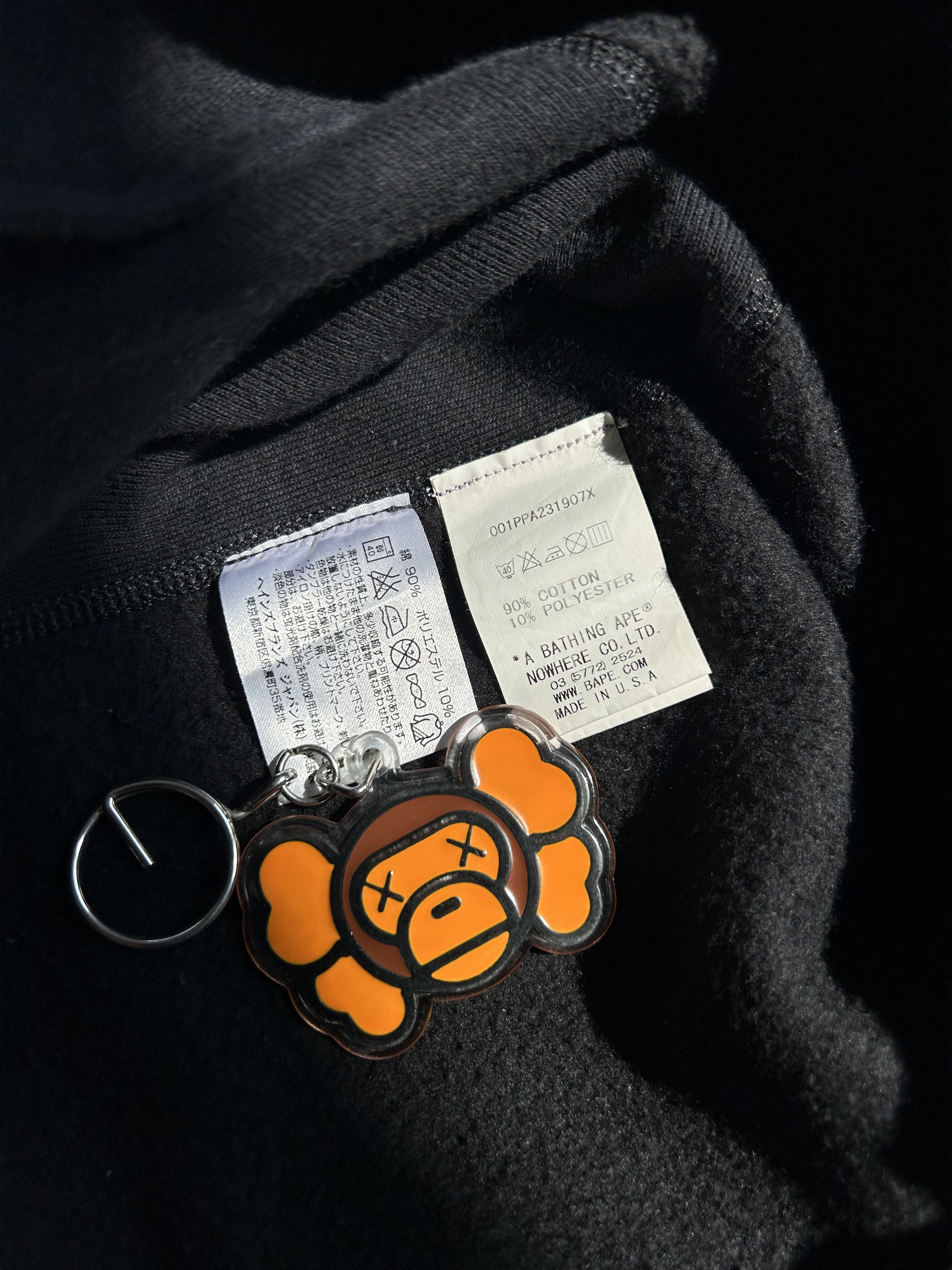 Bape Bape X Champion Swarovski Hoodie Skull Black [Size M] Size US M / EU 48-50 / 2 - 7 Thumbnail