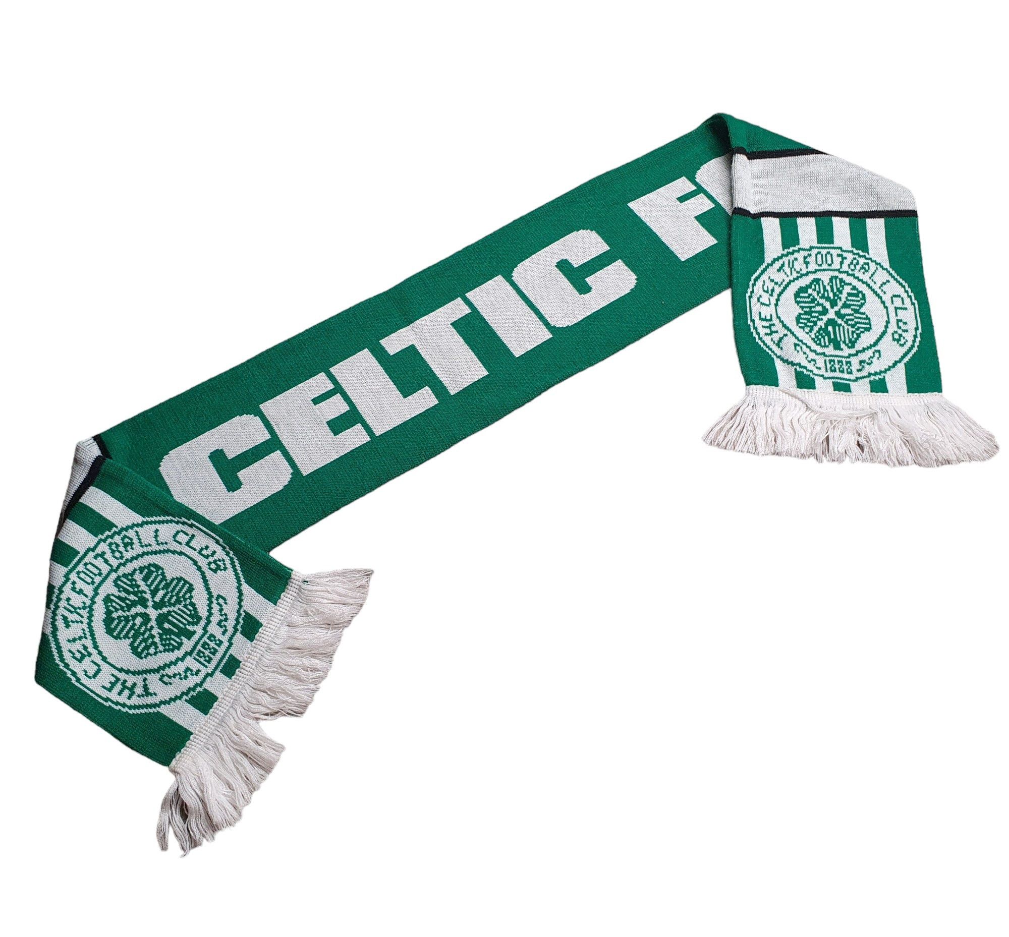 Vintage Scarf Celtic Glasgow Scotland Football Soccer Size ONE SIZE - 2 Thumbnail