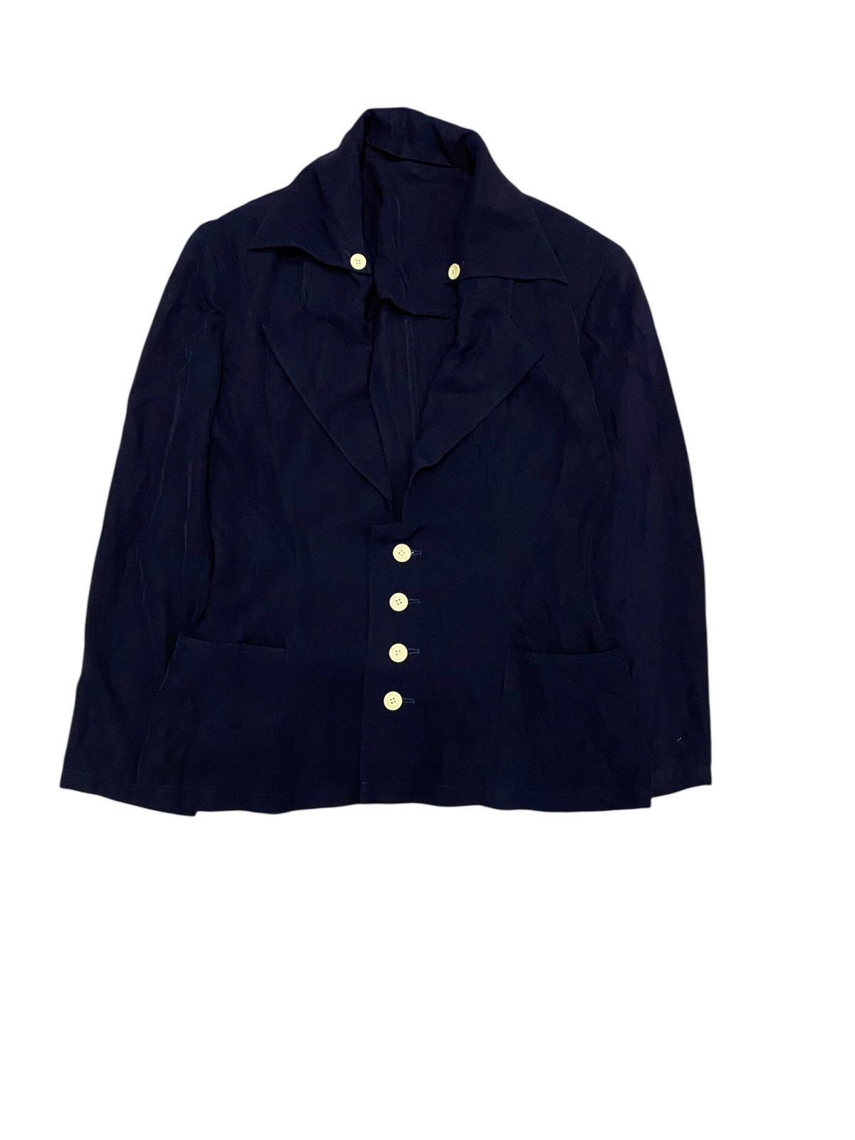 Yohji Yamamoto 1990s Y’S side pocket light blazer jacket Size S / US 4 / IT 40 - 1 Thumbnail