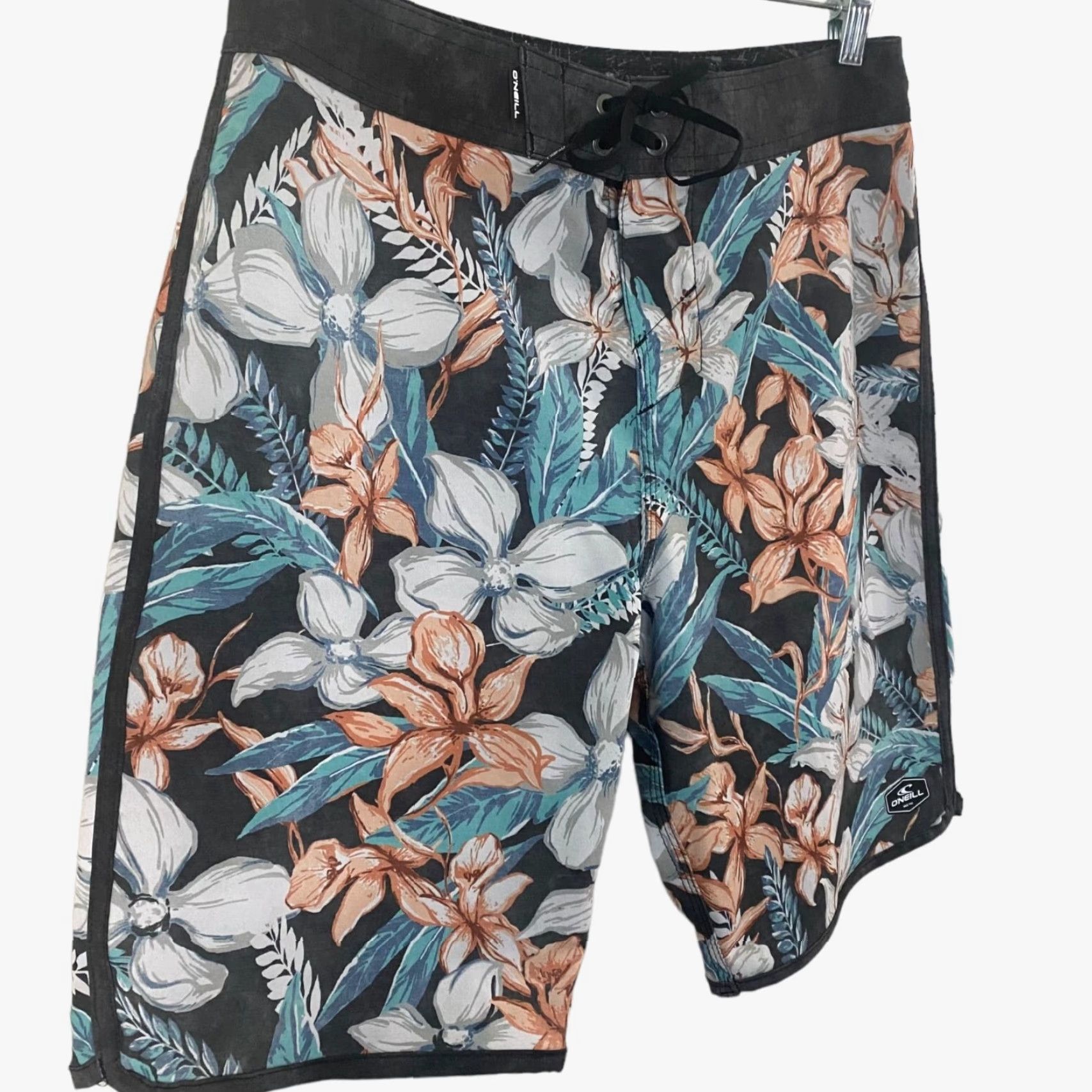 O'Neill O'Neill Hyperfreak Board Shorts Men's 28 Floral Water-Resistant Stretch Swim Size US 28 / EU 44 - 3 Thumbnail