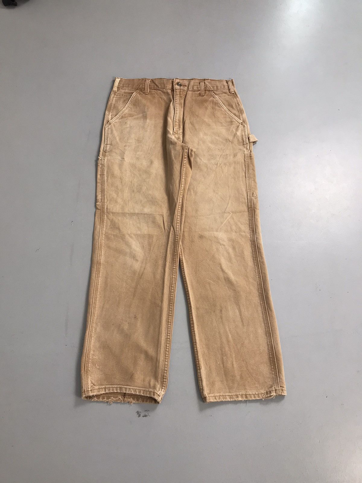 Carhartt Vintage Carhartt B11 BRN carpenter workwear denim Size US 34 / EU 50 - 1 Thumbnail