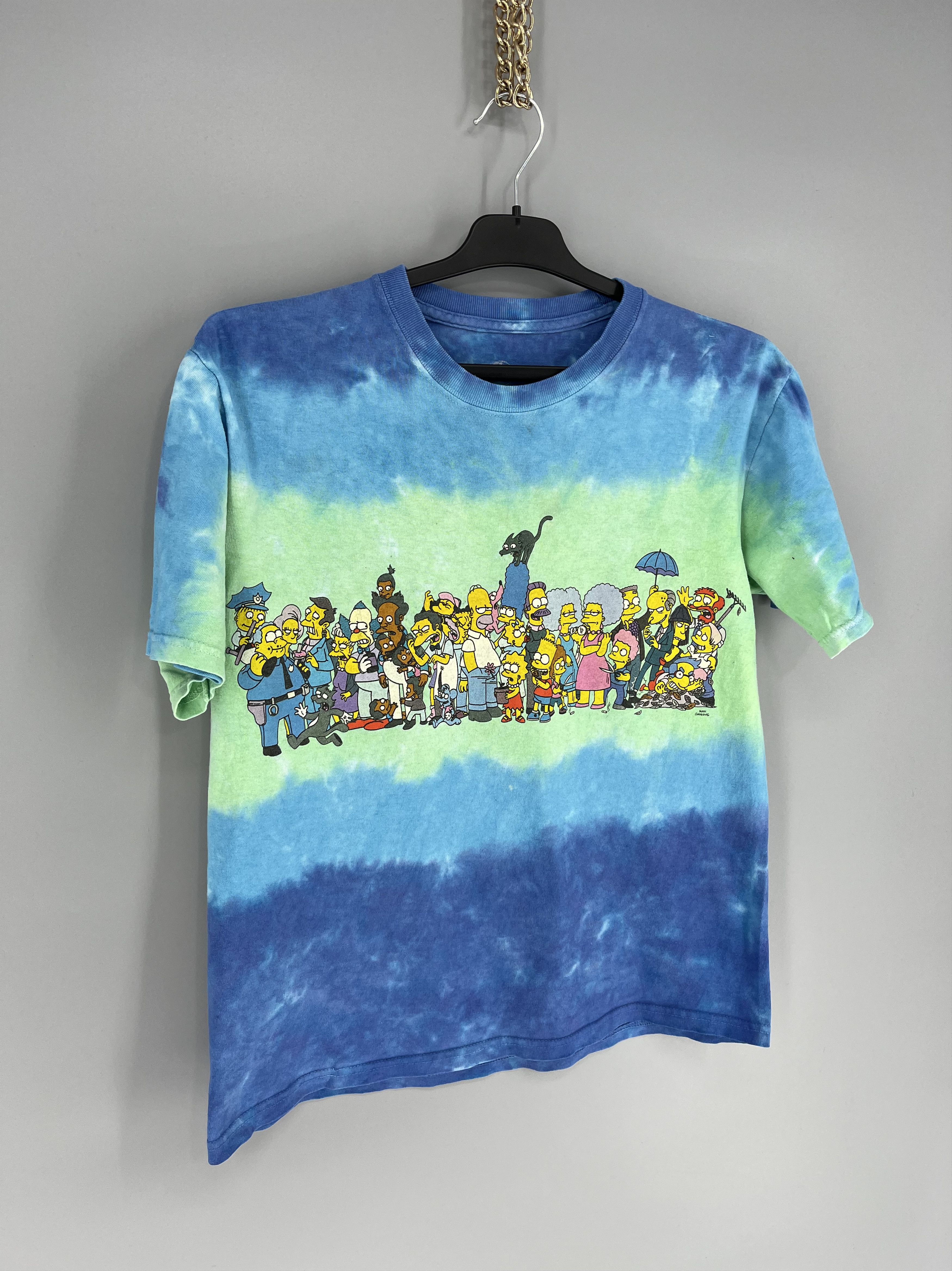 The Simpsons Vintage The Simpsons Tie Dye Tee T Shirt Cast Crew Men's Size US S / EU 44-46 / 1 - 2 Thumbnail