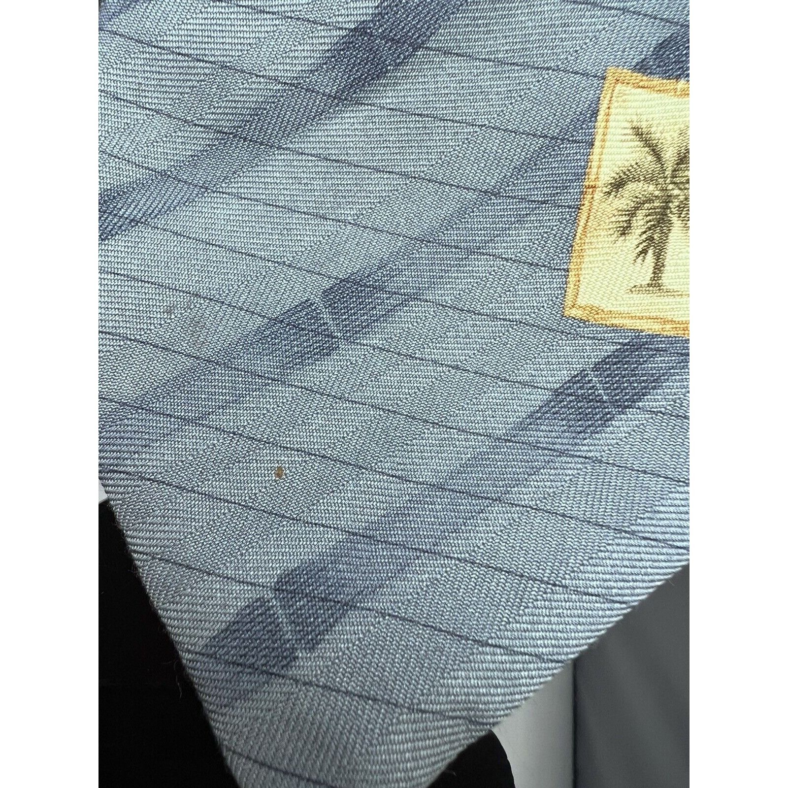 Tommy Bahama TOMMY BAHAMA MENS TIE BLUE WITH PALM TREES Size ONE SIZE - 6 Thumbnail