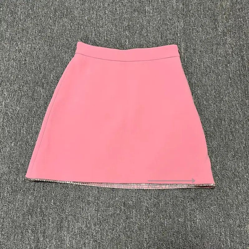 Miu Miu Miu Miu Pink Summer Polyester Skirt . Size 28" / US 6 / IT 42 - 1 Thumbnail