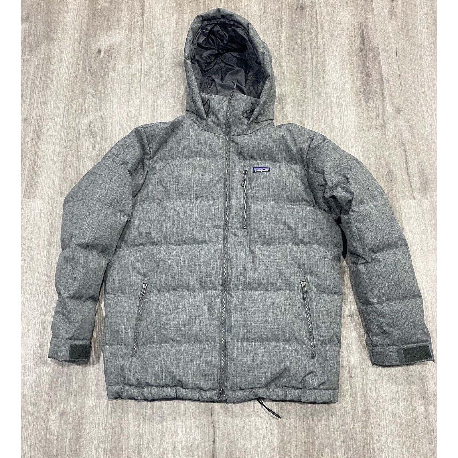 image of Patagonia Down Feather Puffer Jacket Mens Size L Gray Fitz Roy in Grey