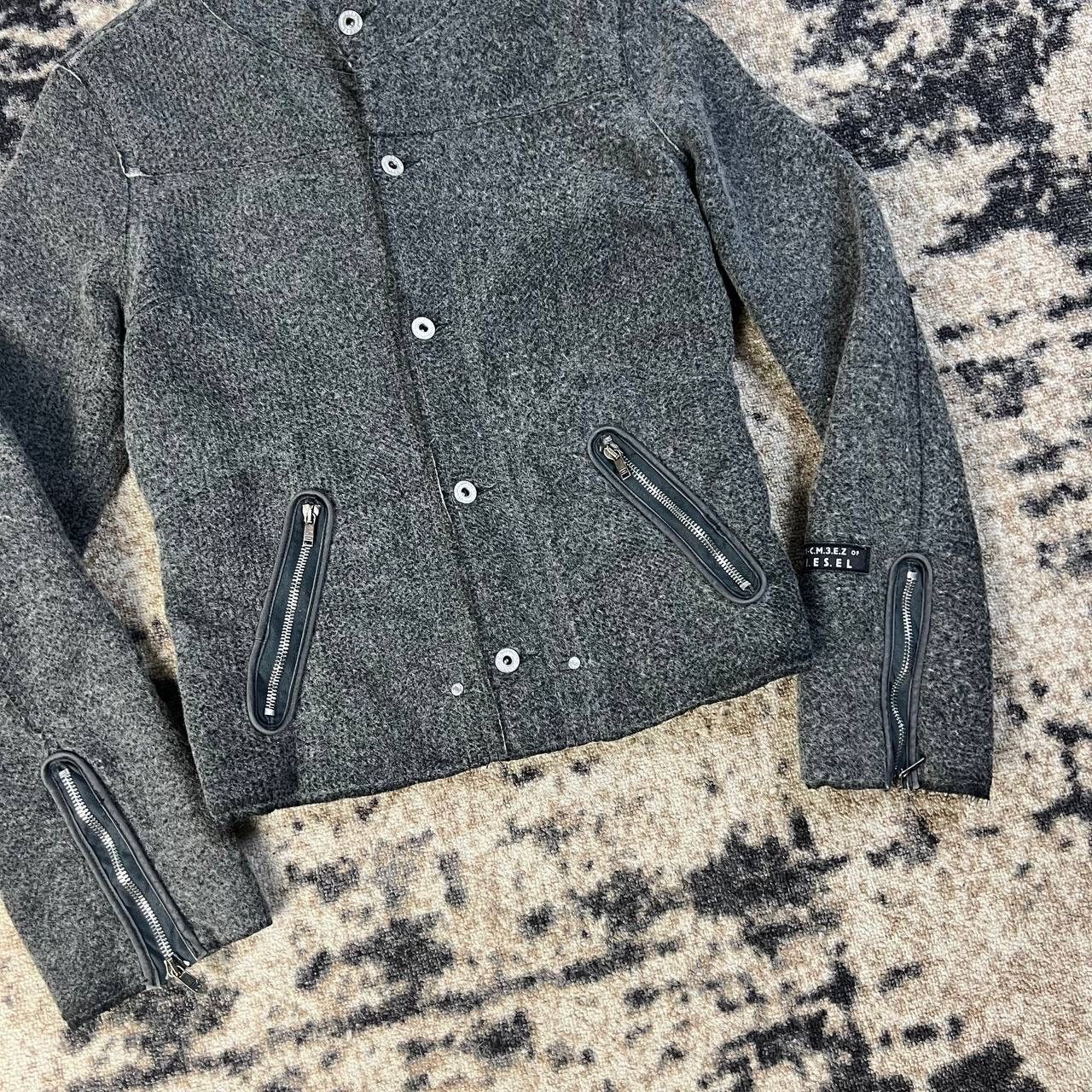 Diesel Diesel Archive Luxury Wool Jacket Streetwear Style Size L / US 10 / IT 46 - 3 Thumbnail